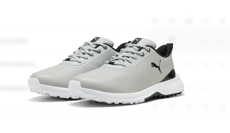 Scarpe da golf da uomo Puma Fusion Grip 6 Evo, colore grigio. 2/6
