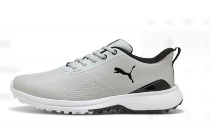 Chaussures de golf pour homme Puma Fusion Grip 6 Evo grises