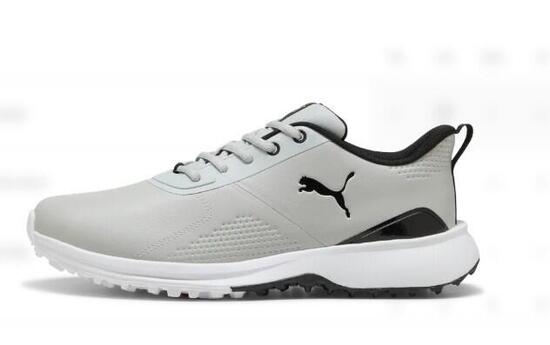 Chaussures de golf pour homme Puma Fusion Grip 6 Evo grises