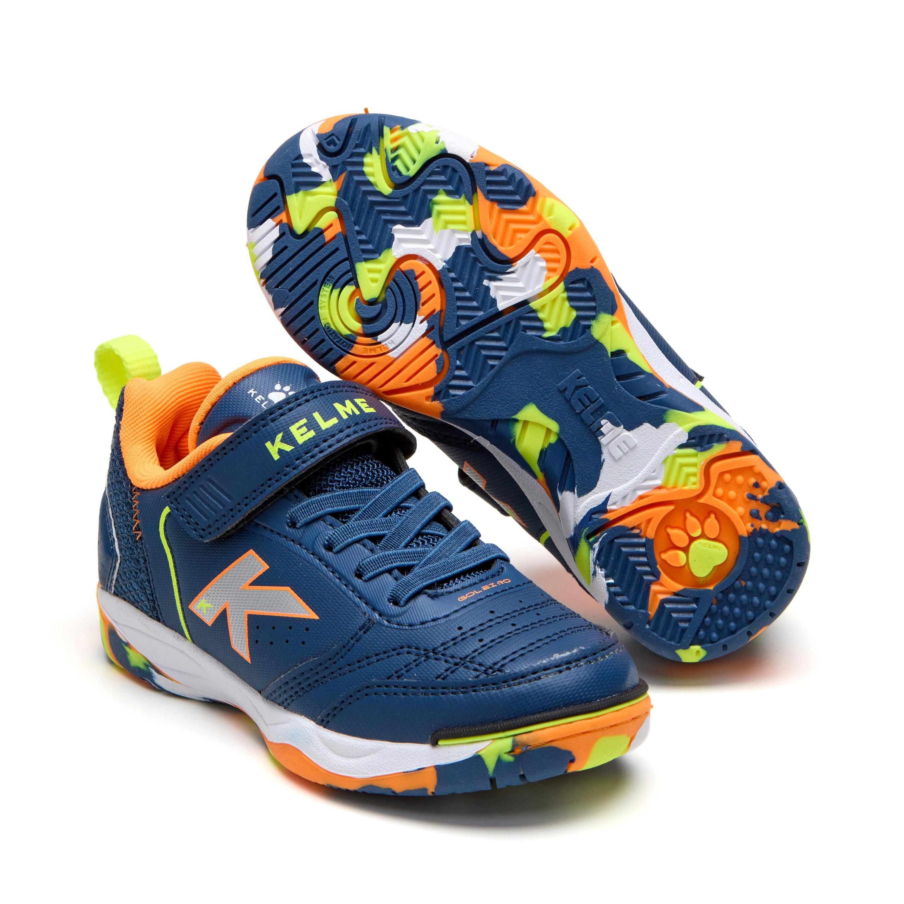 Kelme Zapatillas De Niño Goleiro Elastic Indoor Azul Unisex 2/4