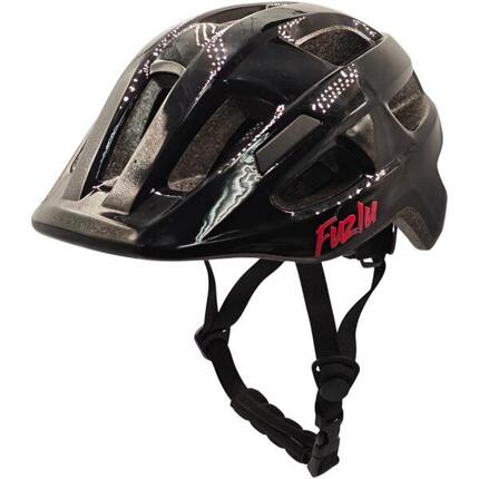 Kask rowerowy FUZLU Apex CYS-H-W027(LA) Solid Black Glossy rozm. S (51-54 CM)