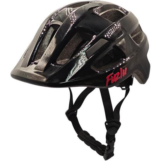 Kask rowerowy FUZLU Apex CYS-H-W027(LA) Solid Black Glossy rozm. S (51-54 CM)