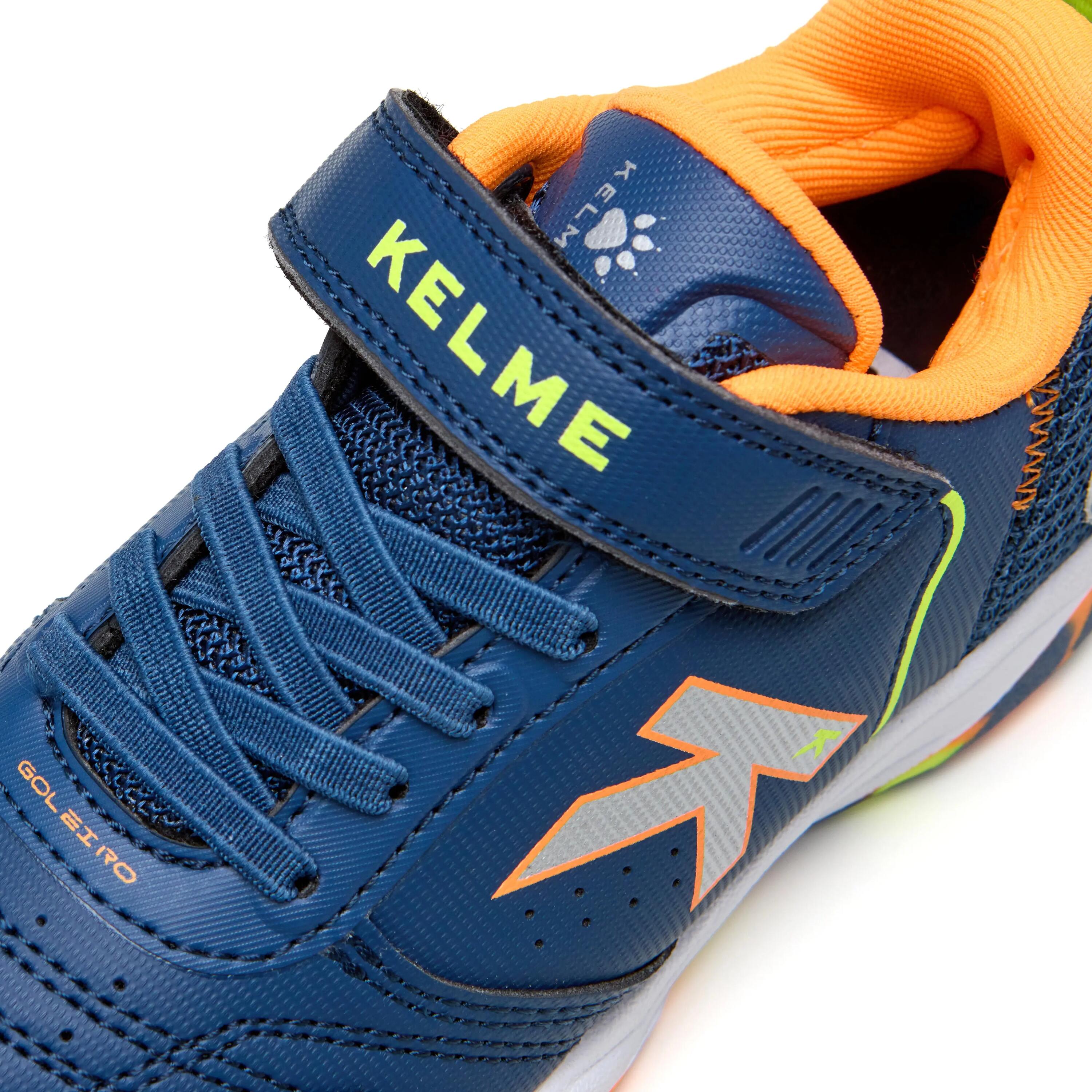 Kelme Zapatillas De Niño Goleiro Elastic Indoor Azul Unisex 4/4