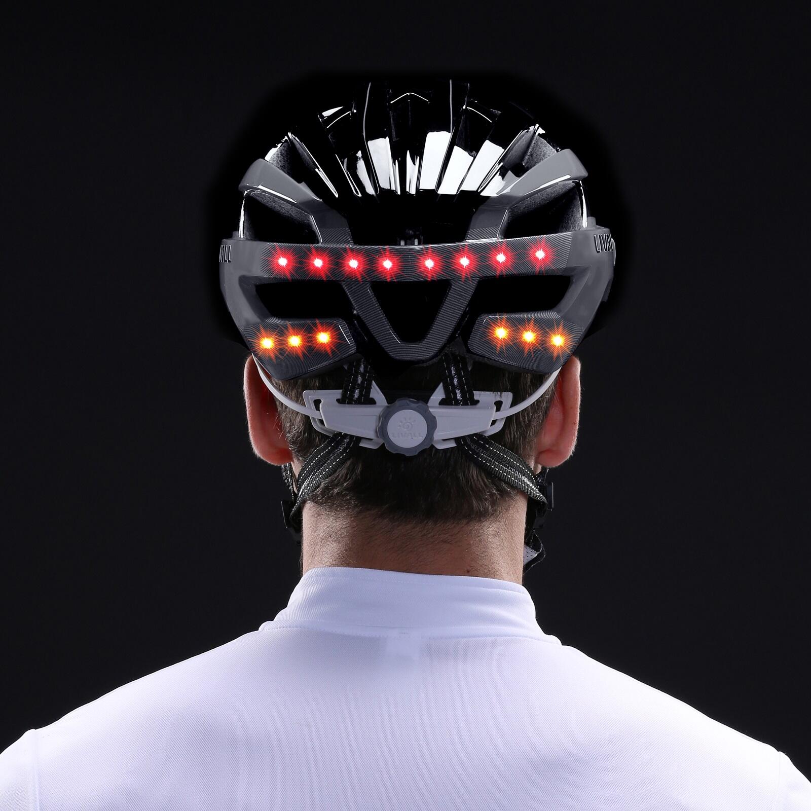 Smart kask rowerowy Szary Livall MT1 Neo V2 5/8