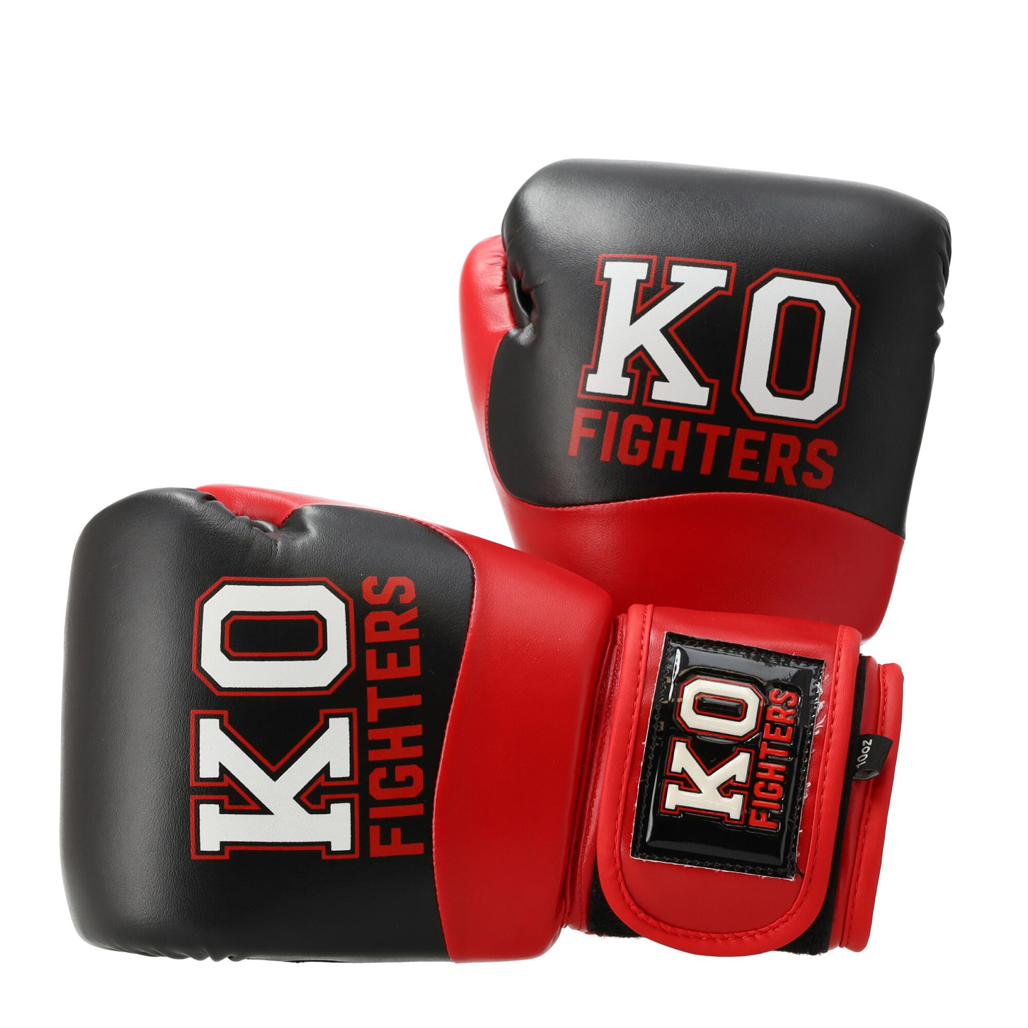 KO Fighters - Gants de (kick)boxing - Gants de boxe - Rouge 2/7