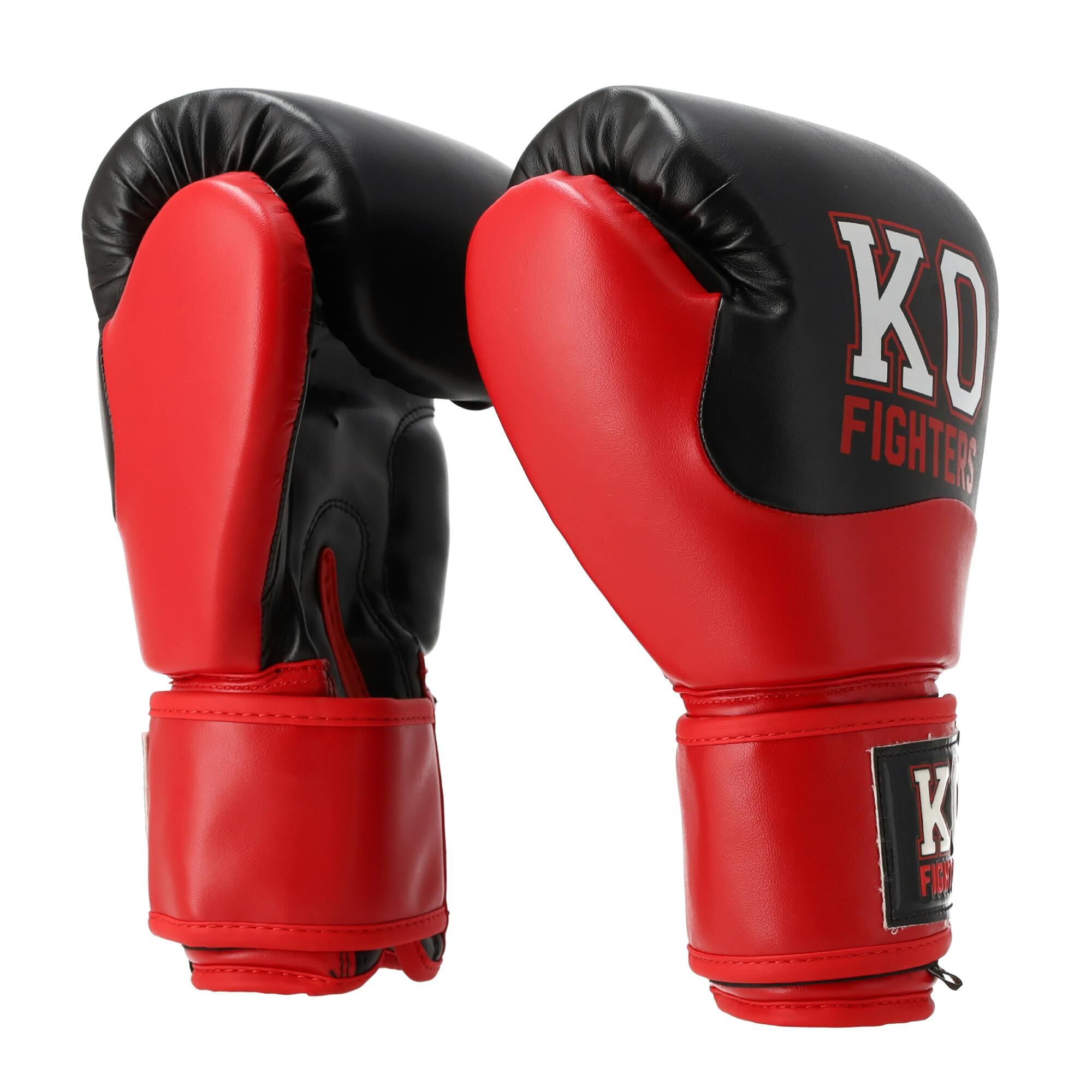 KO Fighters - Gants de (kick)boxing - Gants de boxe - Rouge 5/7