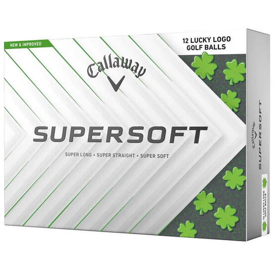 Boite de 12 Balles de Golf Callaway Supersoft Lucky