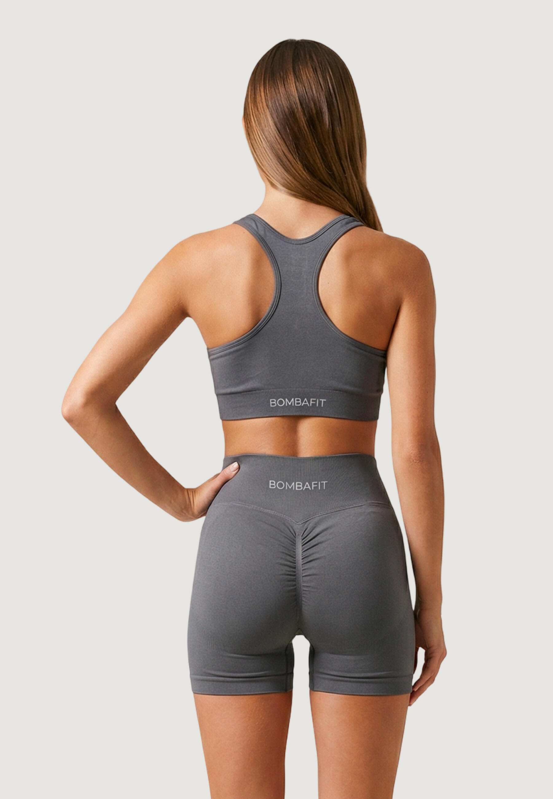 bandeau poitrine TOP GO FEMME gris 2/4