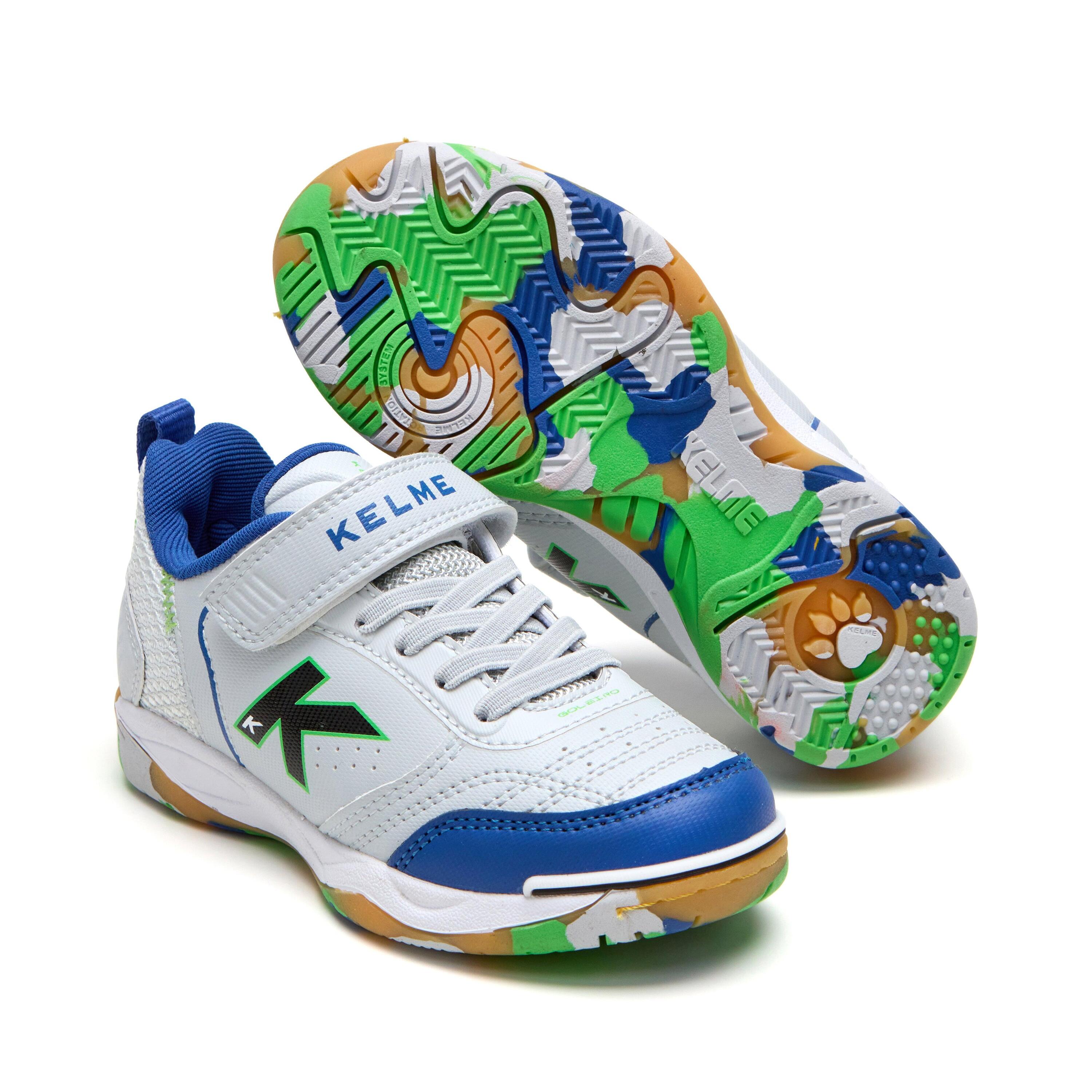 Kelme Zapatillas De Niño Goleiro Elastic Indoor Gris Unisex 2/4