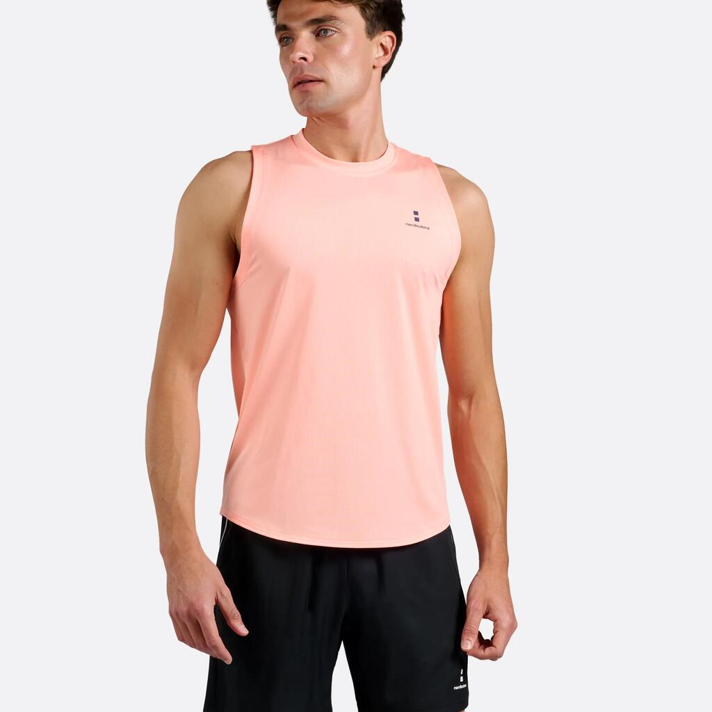 Men's Sleeveless T-shirt Padel/Tennis Coral