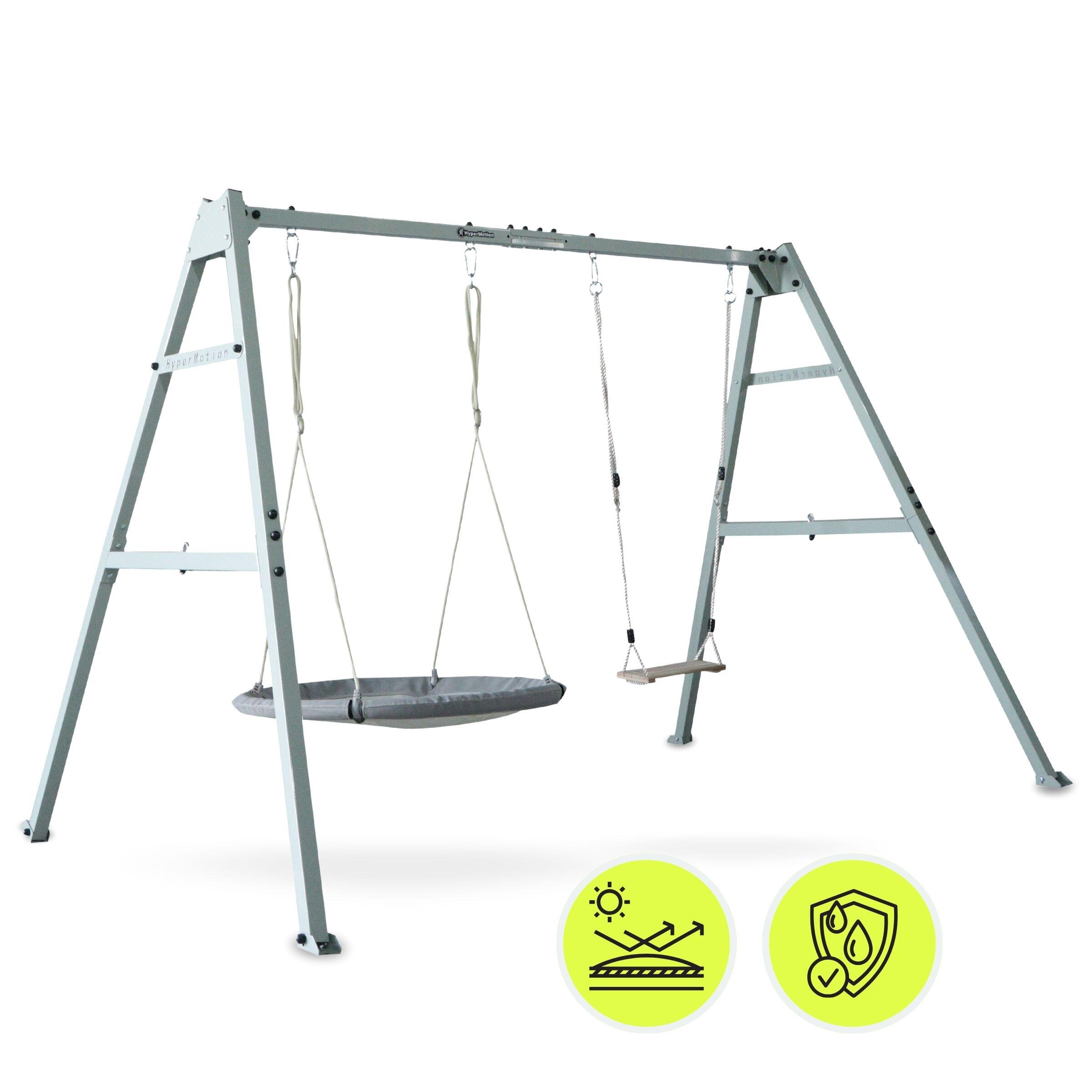 Schaukel 4-in-1 295x191cm Hängematte Nestschaukel Stahl 3J Max Last 180kg 6/7