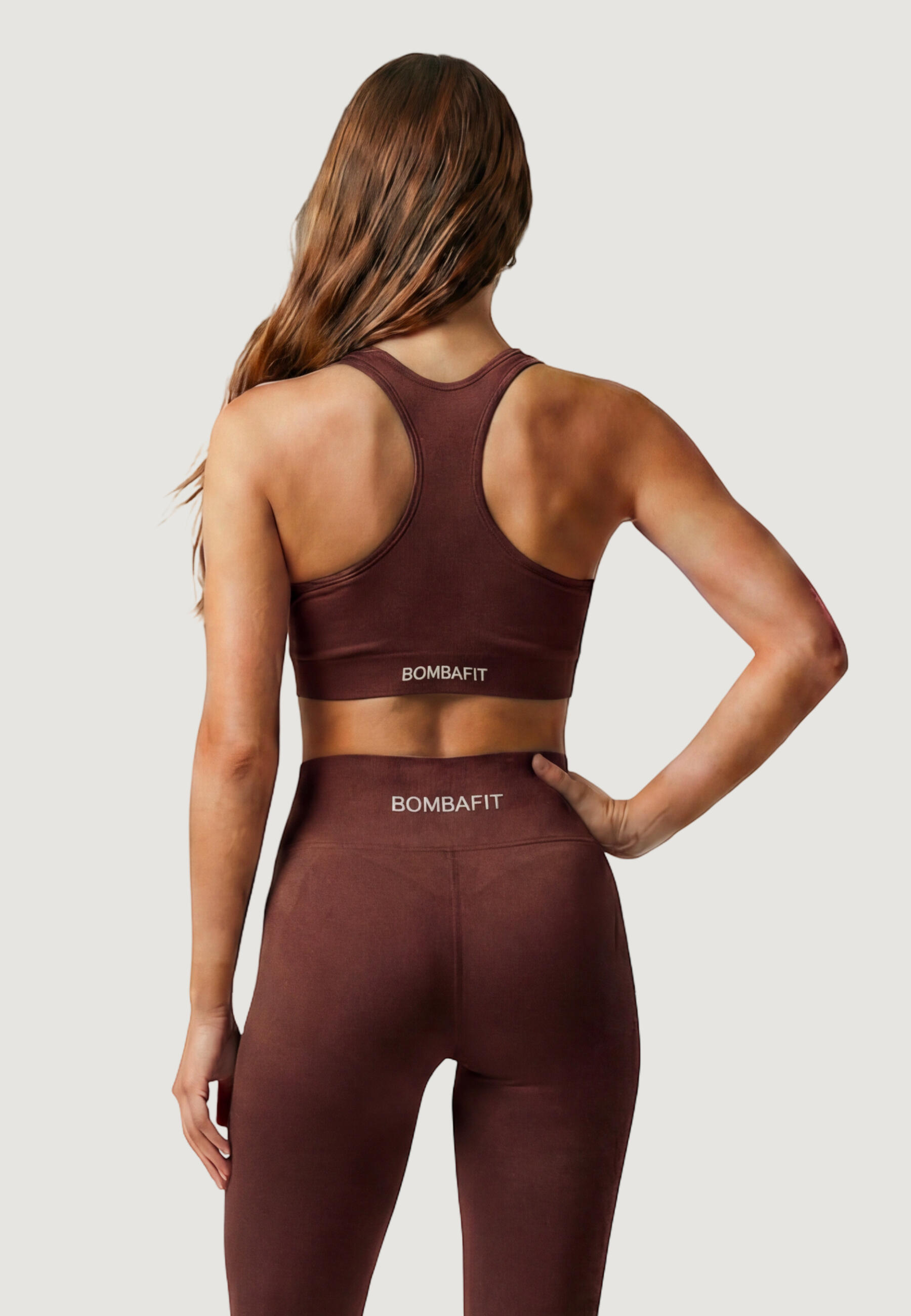 bandeau poitrine TOP ACTIVE FEMME marron 2/4