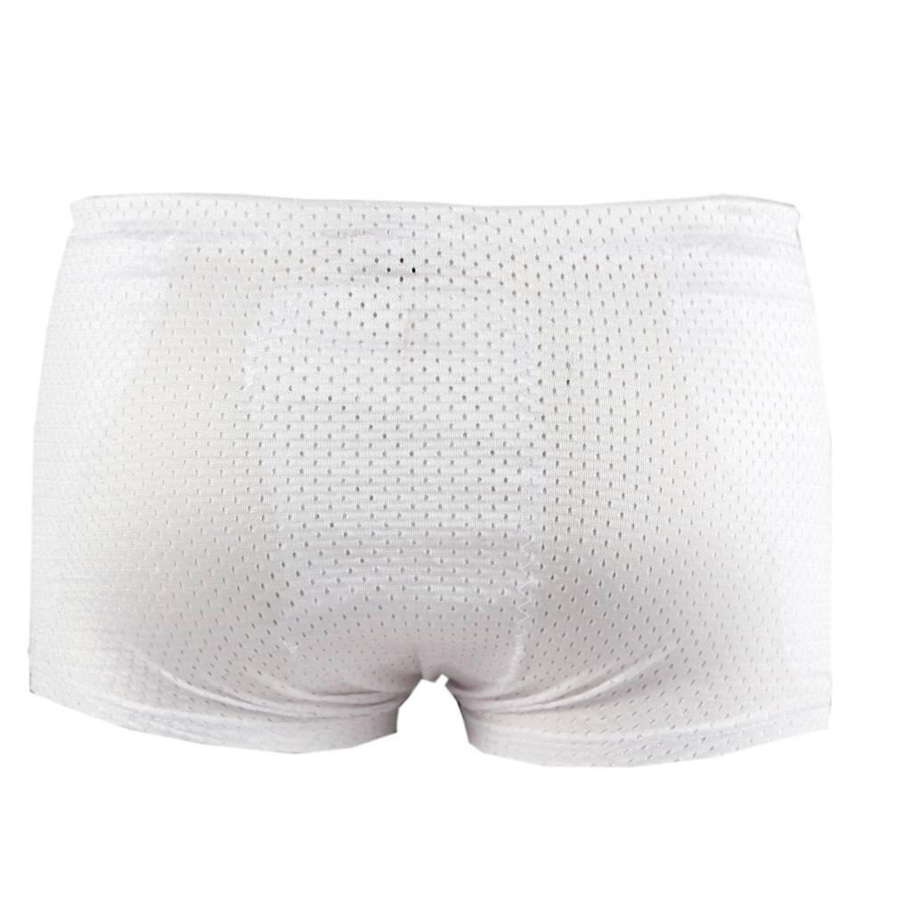 FS-01 white - 2XL Football compressive shorts, 3 slots 3/7