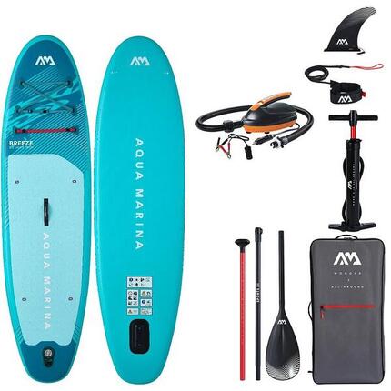 Deska SUP allround AQUA MARINA BREEZE 9'10 2026 z pompką elektryczną i wiosłem