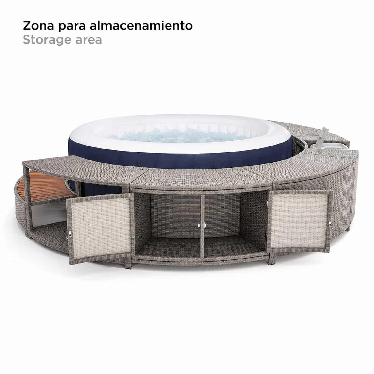 Spa Bestway Lay-Z-Spa Miami Energy-Efficient AirJet Ø180 x 66 cm | Full Surround 5/5