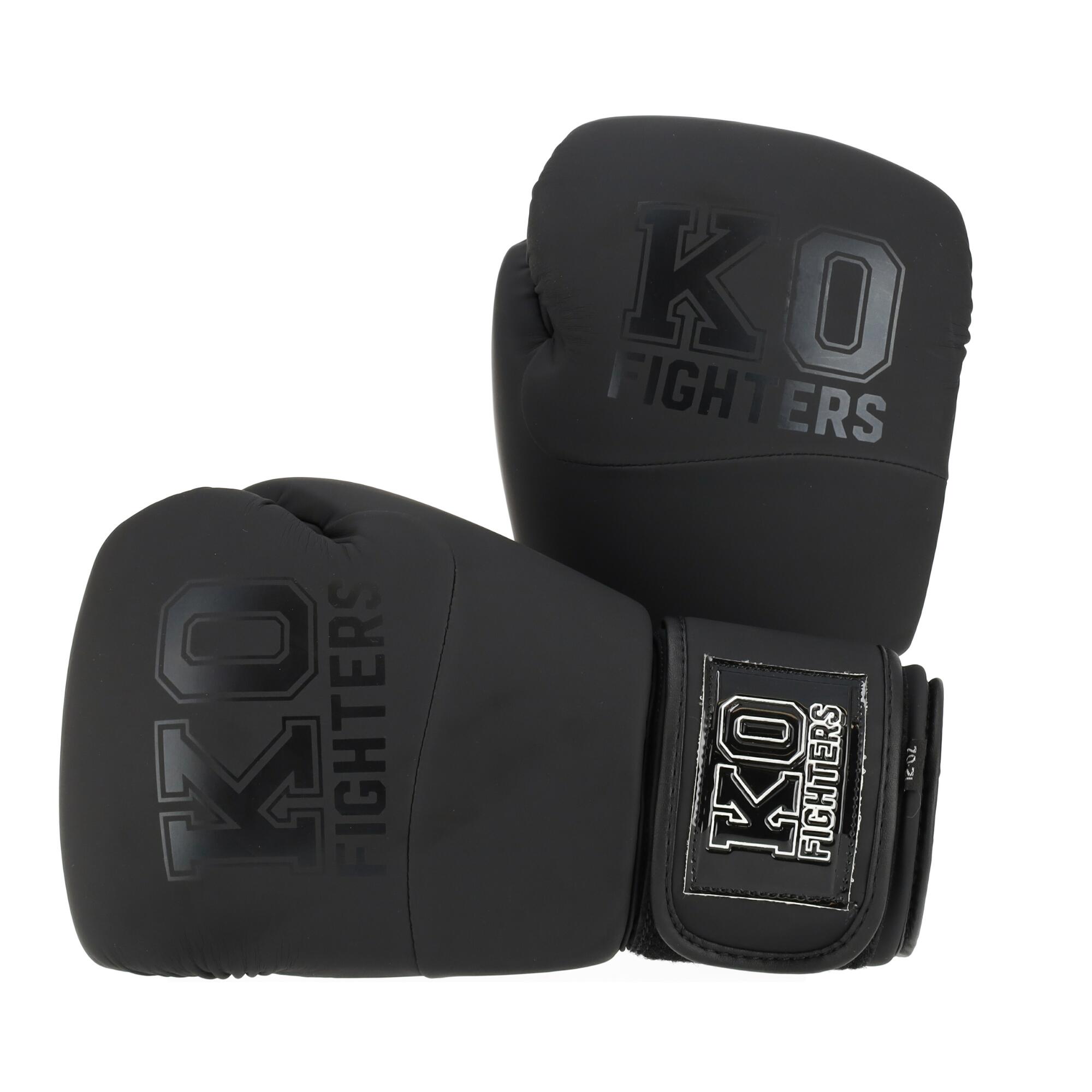 KO Fighters - Guantoni da (kick)boxing - Guantoni da boxe - Nero 2/7