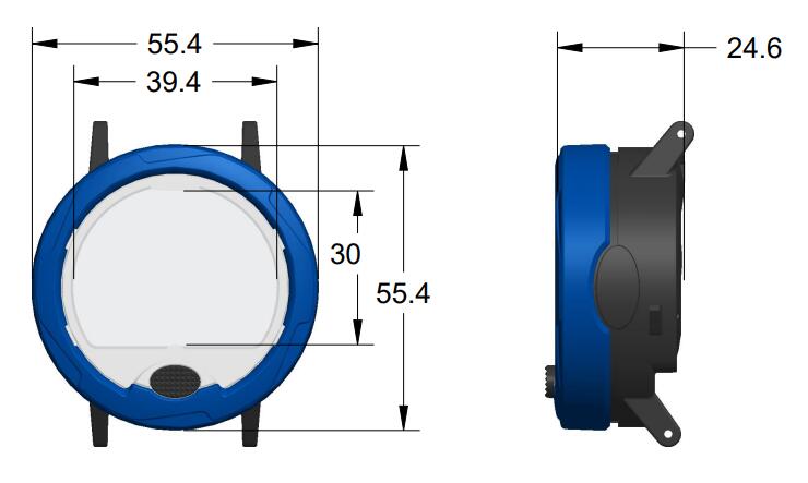 Computer Subacqueo i100 Mono-Pulsante 4 Modalità Nitrox Free Dive Allarmi LED 4/4
