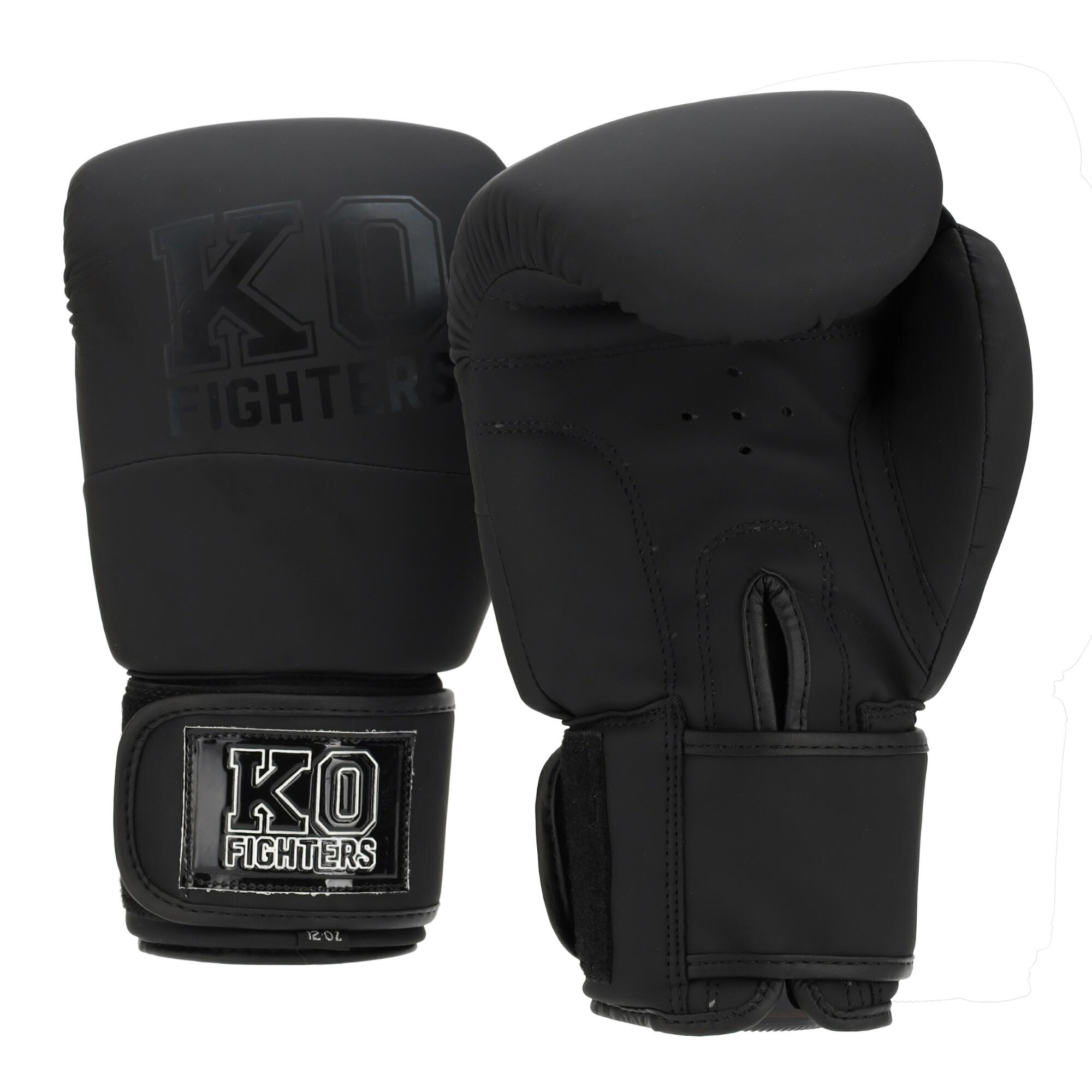 KO Fighters - Guantoni da (kick)boxing - Guantoni da boxe - Nero 4/7