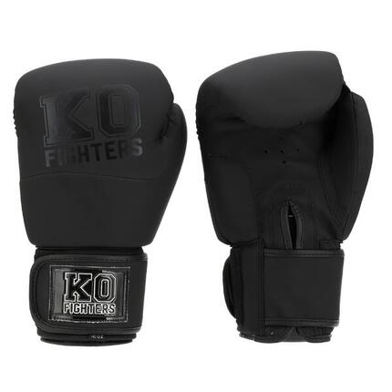 KO Fighters - (Kick)boxhandschuhe - Boxhandschuhe - Schwarz