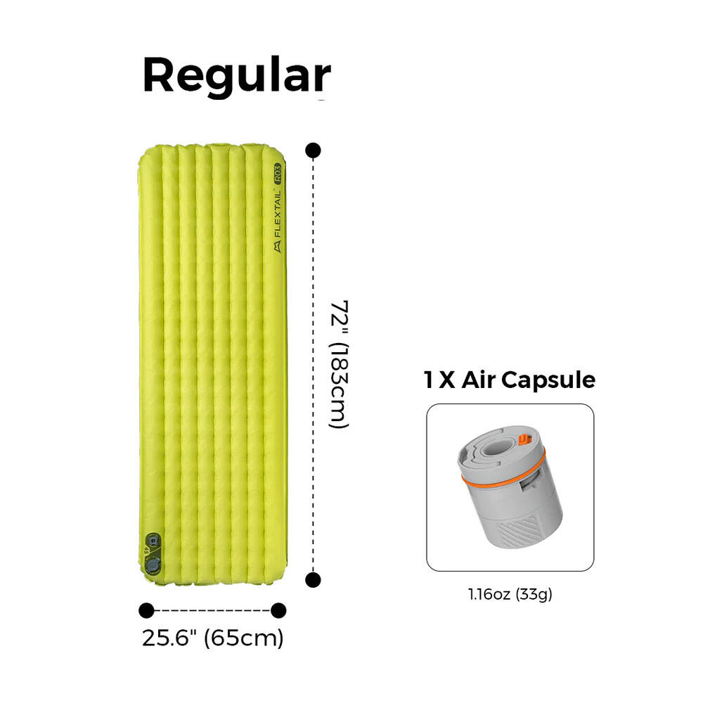 Tiny Sleeping Pad R03 AVS Sleeping Pad | Colchón de camping | Valor R 3.0 5/6
