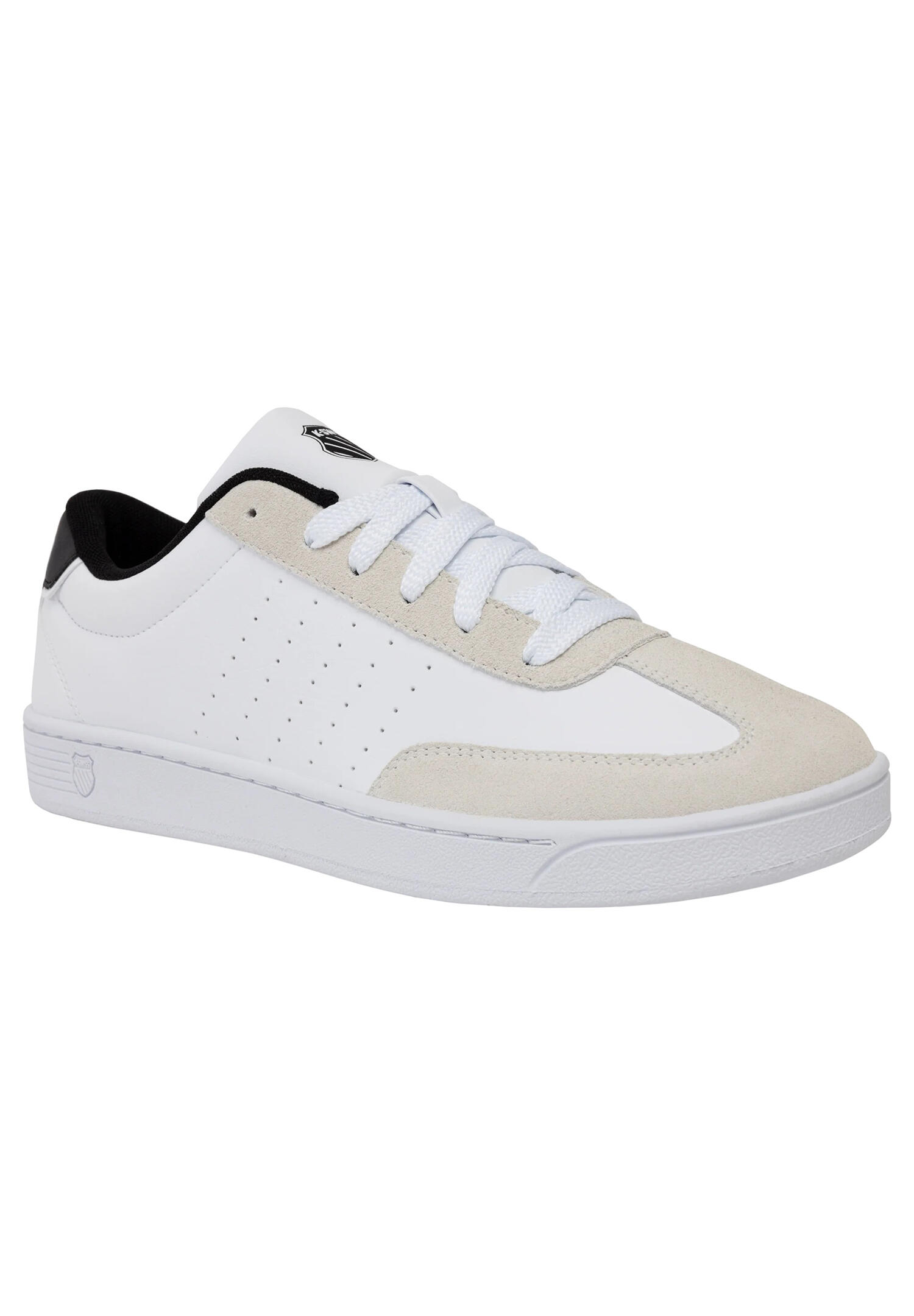 K-Swiss COURT BALBOA SDE Herren Sneaker Freizeitschuh 04735-175-M Weiß/Schwarz 1/6