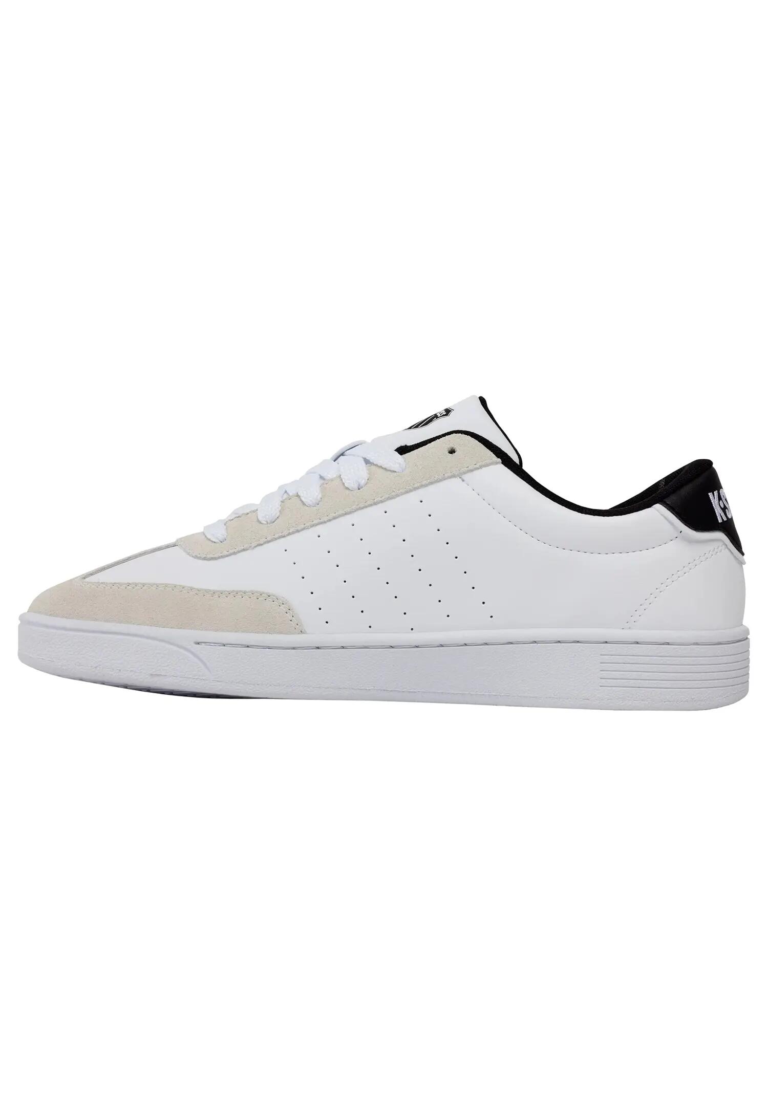 K-Swiss COURT BALBOA SDE Herren Sneaker Freizeitschuh 04735-175-M Weiß/Schwarz 2/6
