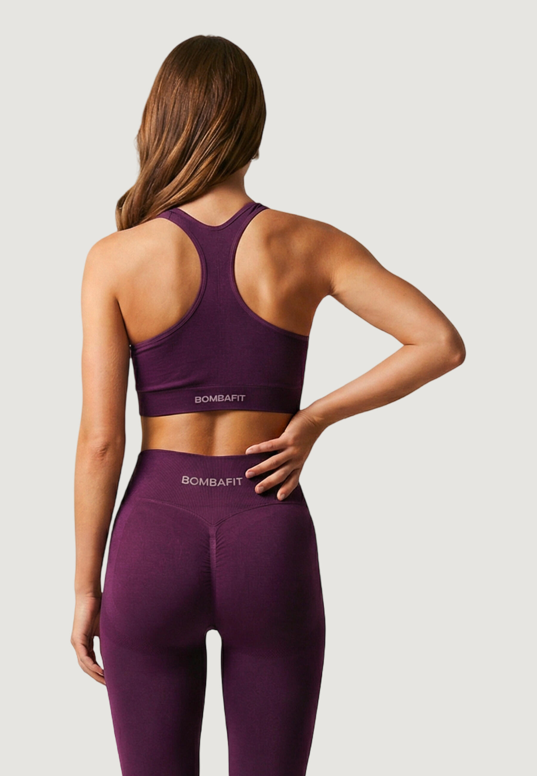 bandeau poitrine TOP GO FEMME violet royal 2/4