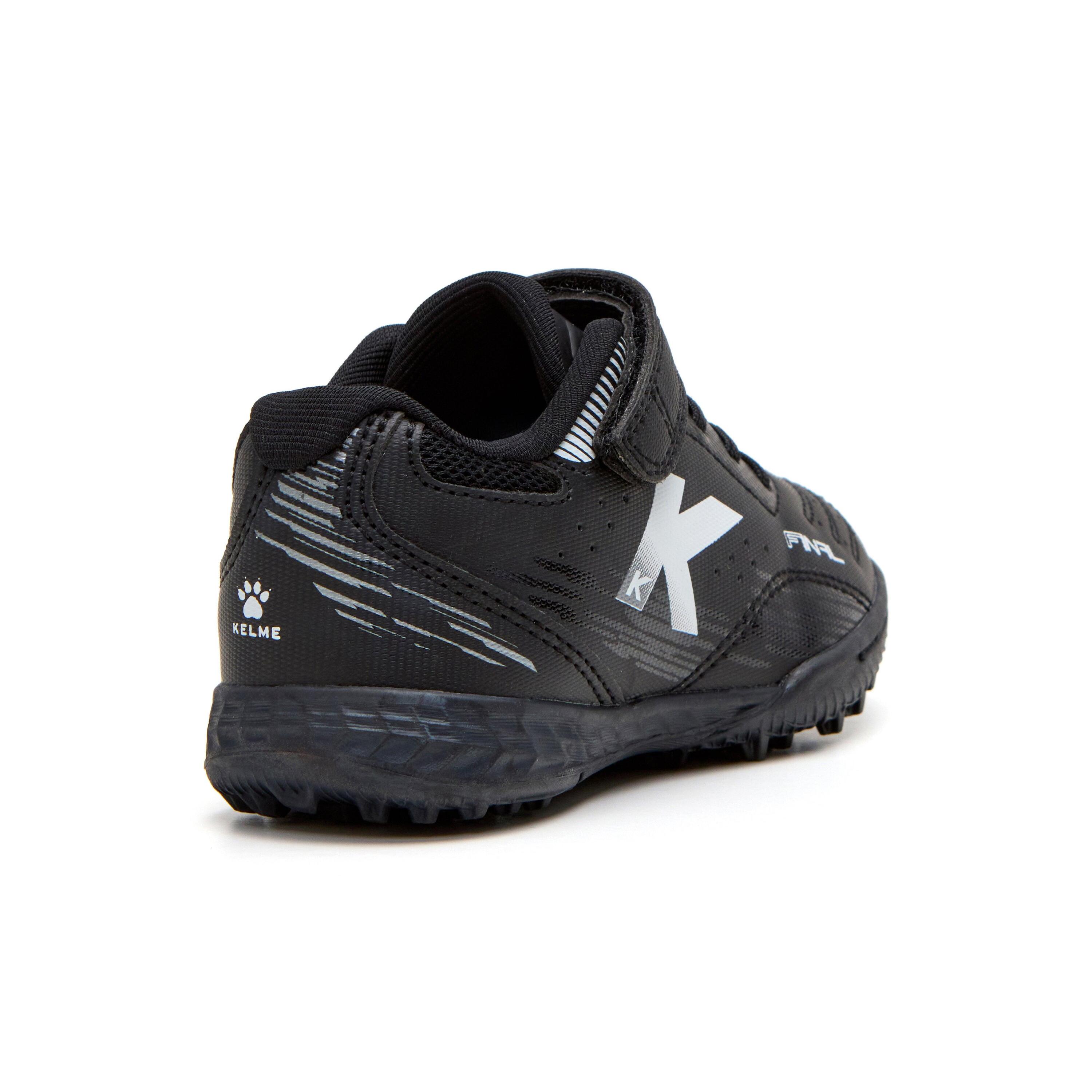 Kelme Zapatillas De Niño Final Elastic Turf Negro Unisex 3/4