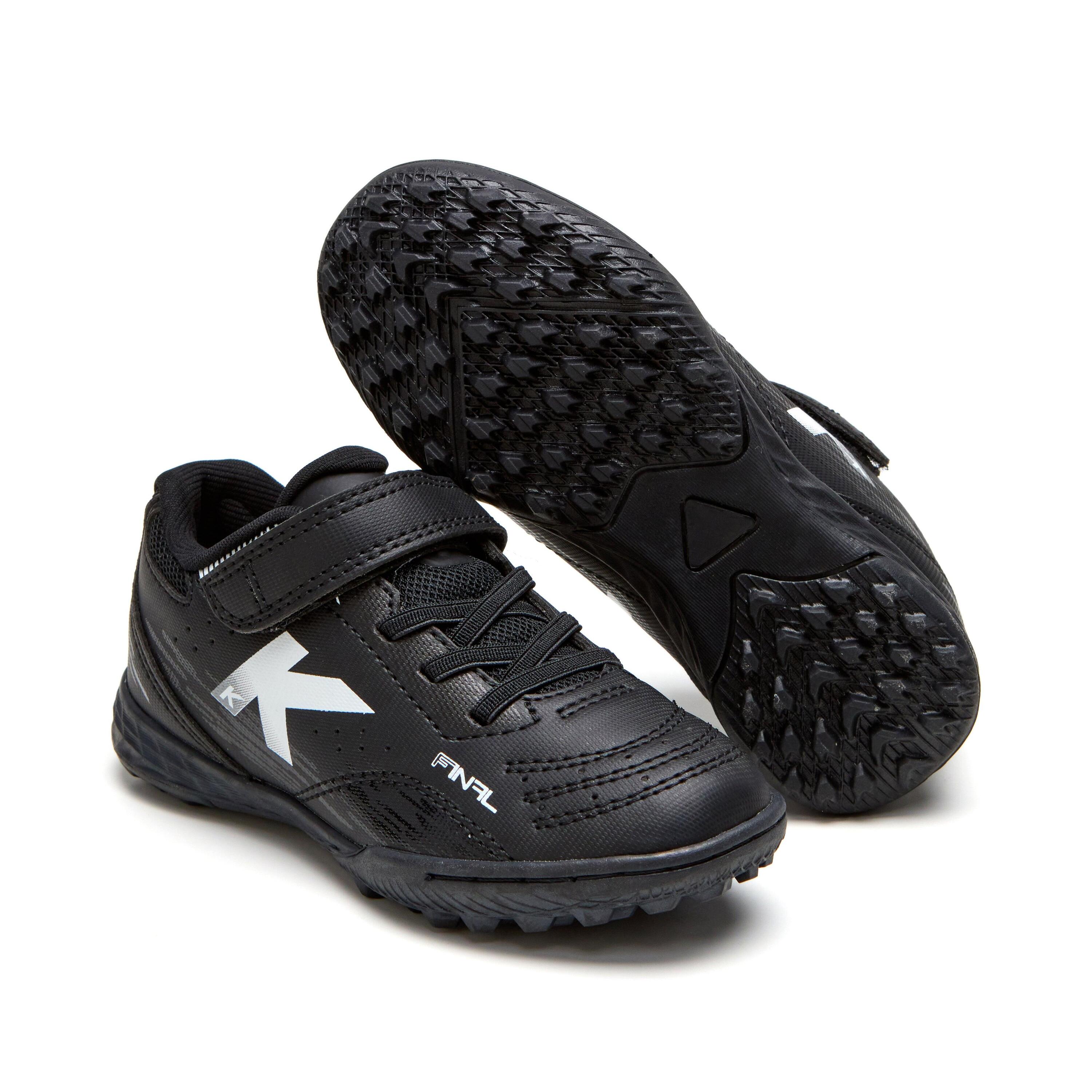Kelme Zapatillas De Niño Final Elastic Turf Negro Unisex 2/4