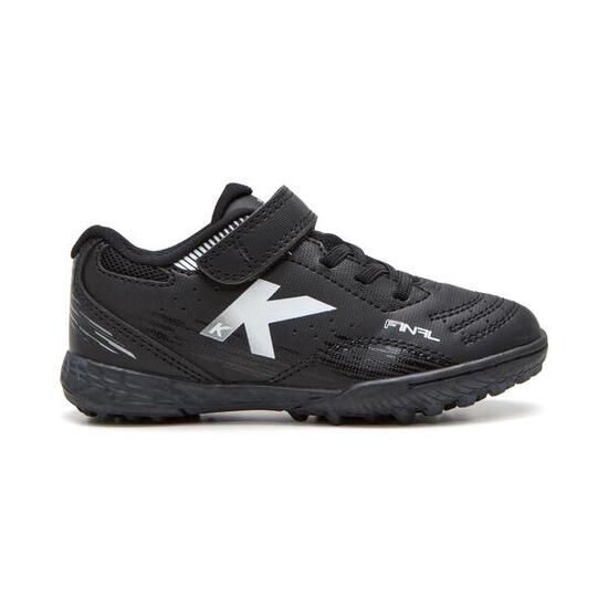 Kelme Zapatillas De Niño Final Elastic Turf Negro Unisex