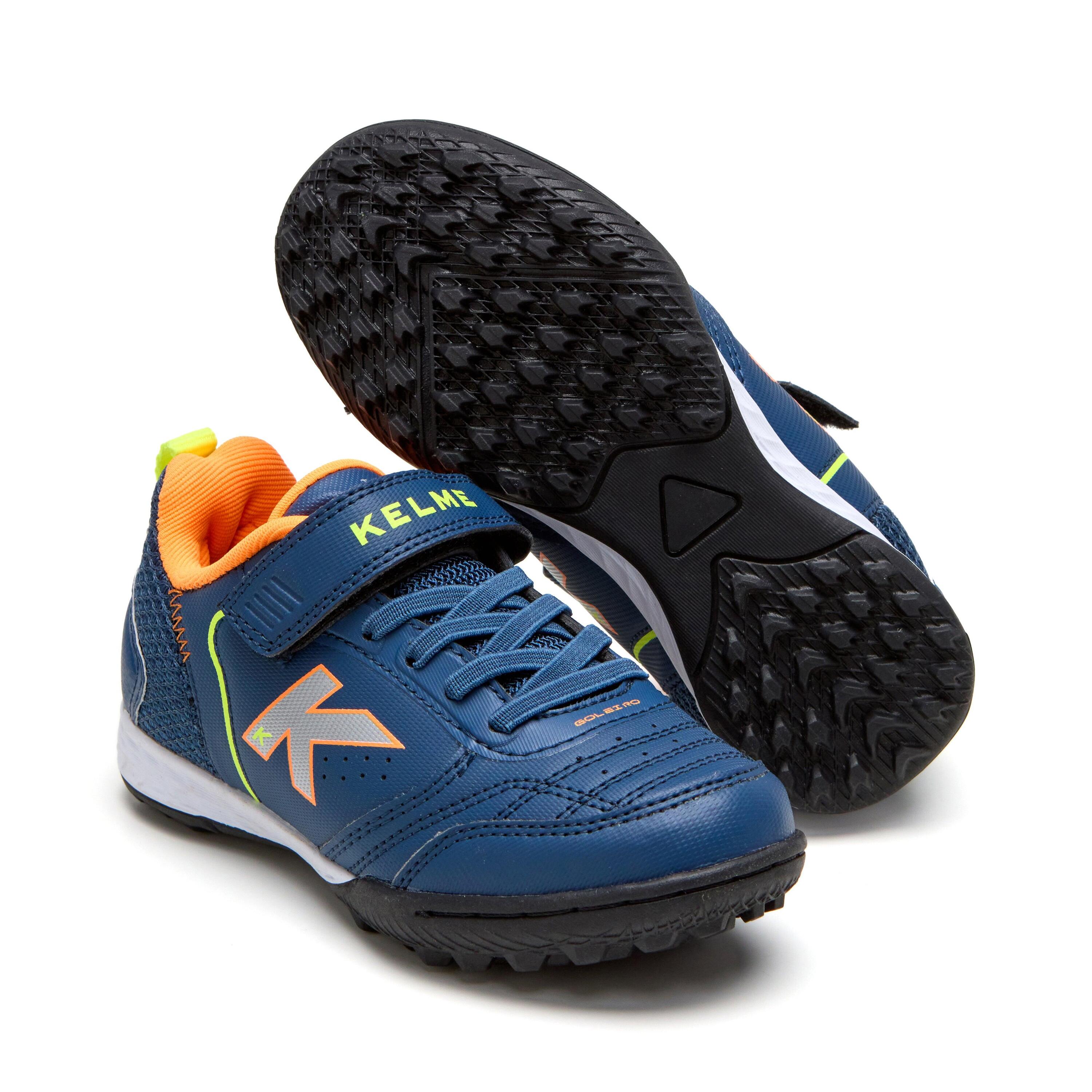 Kelme Zapatillas De Niño Goleiro Turf Elastic Azul Unisex 2/4