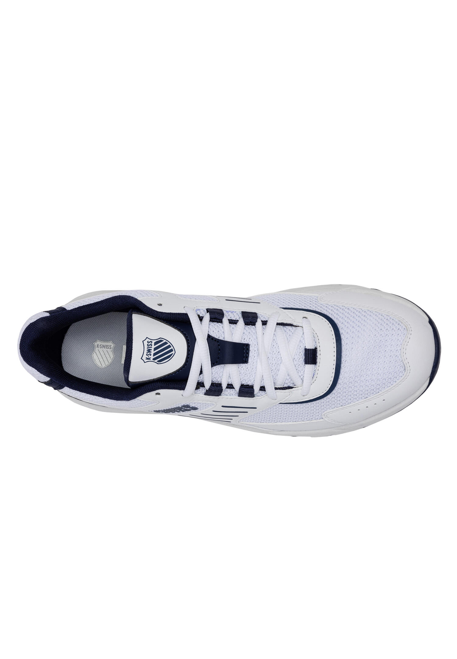 K-Swiss Herren Fario M Sneaker, Freizeitschuh, 04779-124-M weiß/blau 5/6