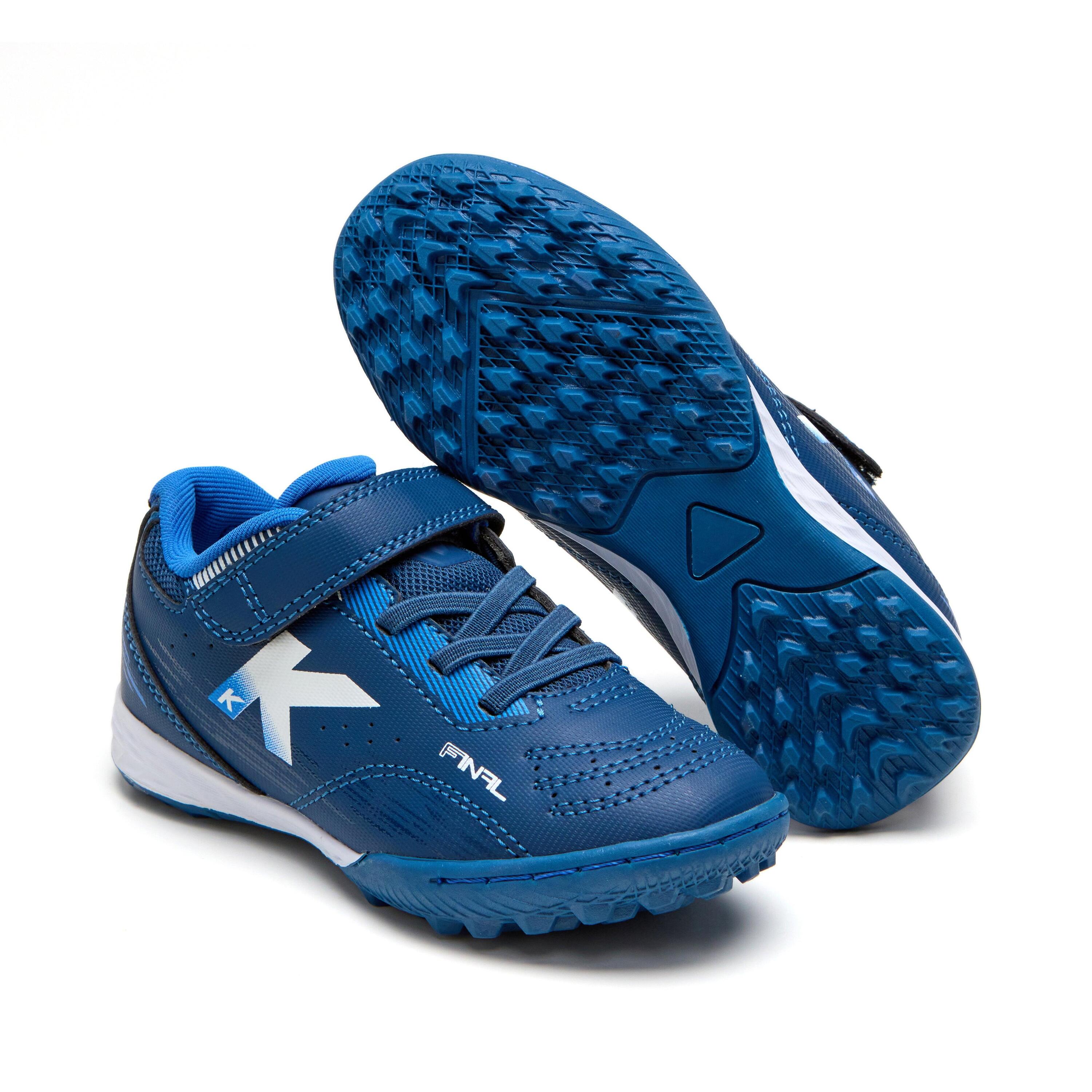 Kelme Zapatillas De Niño Final Elastic Turf Azul Unisex 2/4