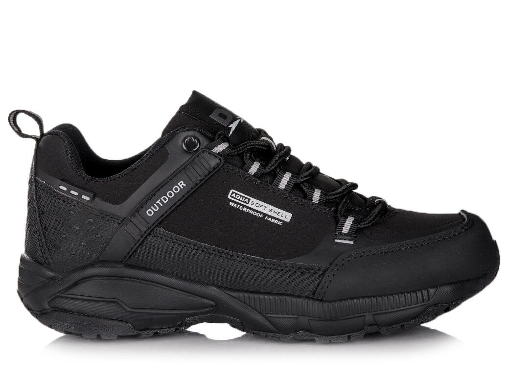 Buty sportowe trekkingowe unisex DK Predator Low 1096 BLK D SOTFSHELL