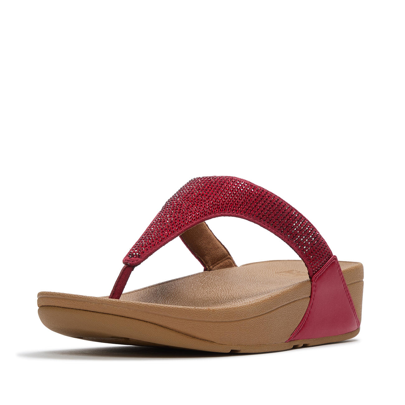 FITFLOP FitFlop Lulu Dames Teenslipper - Rood - Met Glitters en Sierstenen  ROOD 4/7
