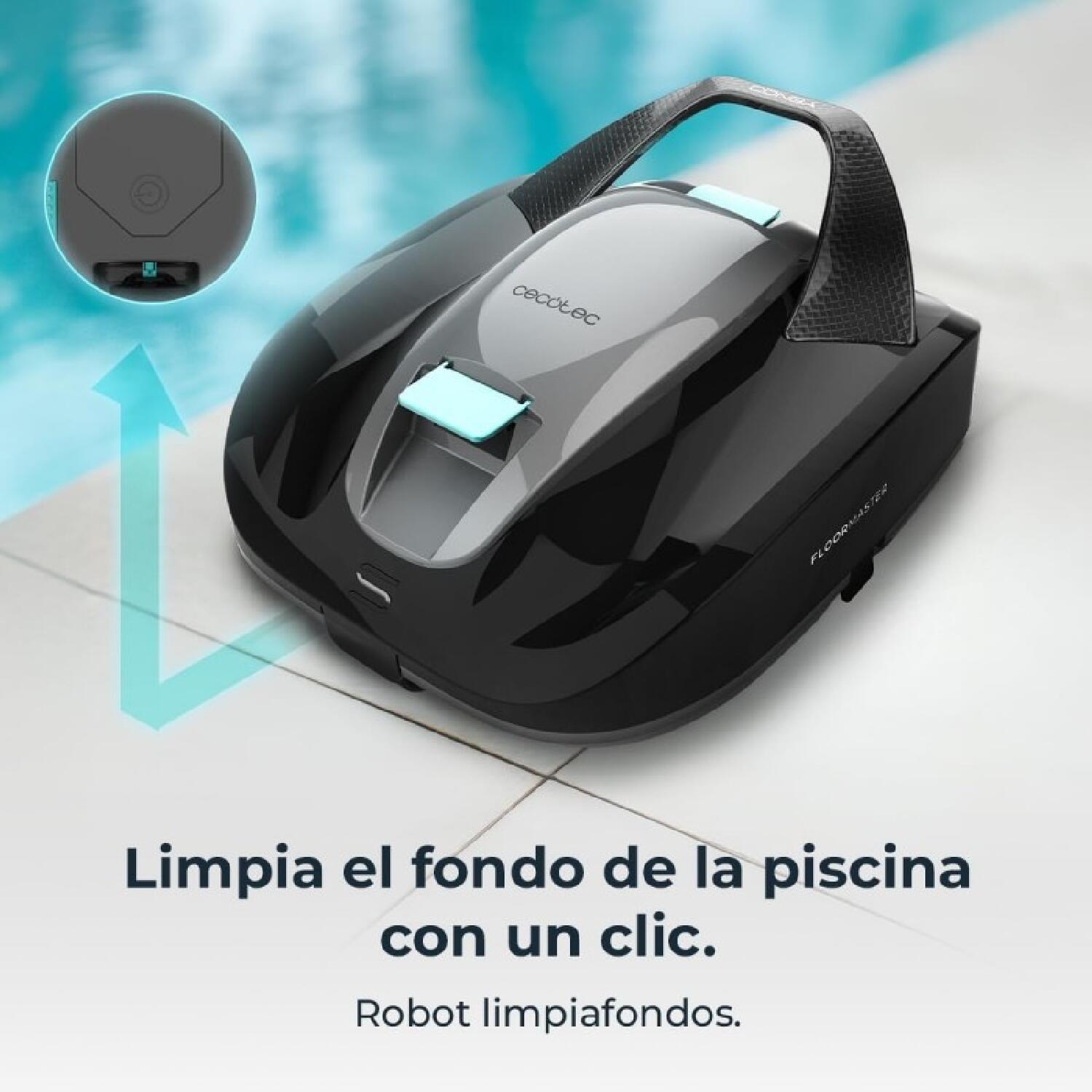 Cecotec Robot Pulisci-Fondo senza Cavo per Piscine senza Pendenza Conga Pooldroi 3/7
