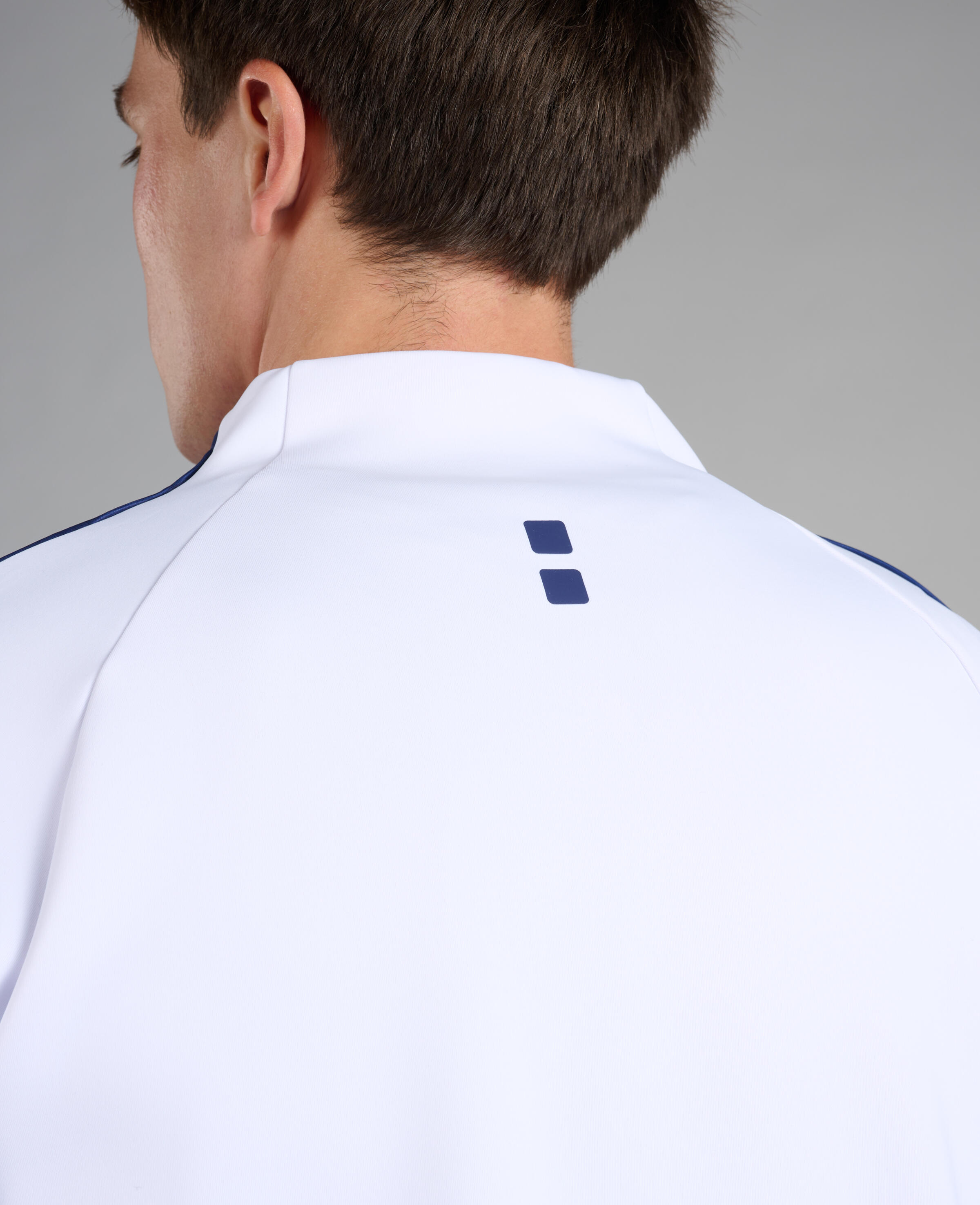 Herren Jacke Padel/Tennis Club Weiß 6/6