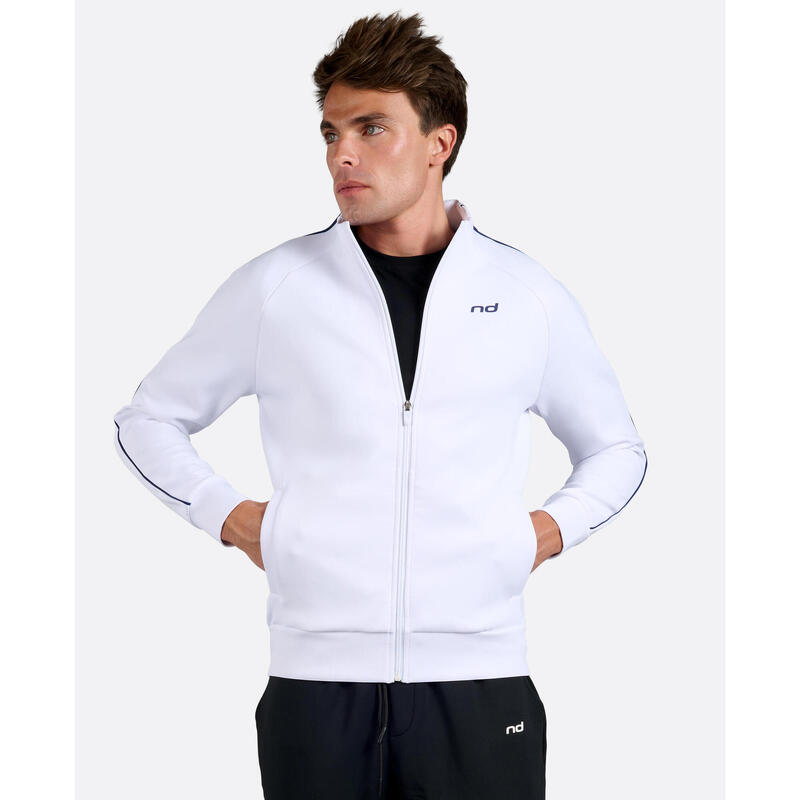Pánská bunda Padel/Tenis Club Bílá