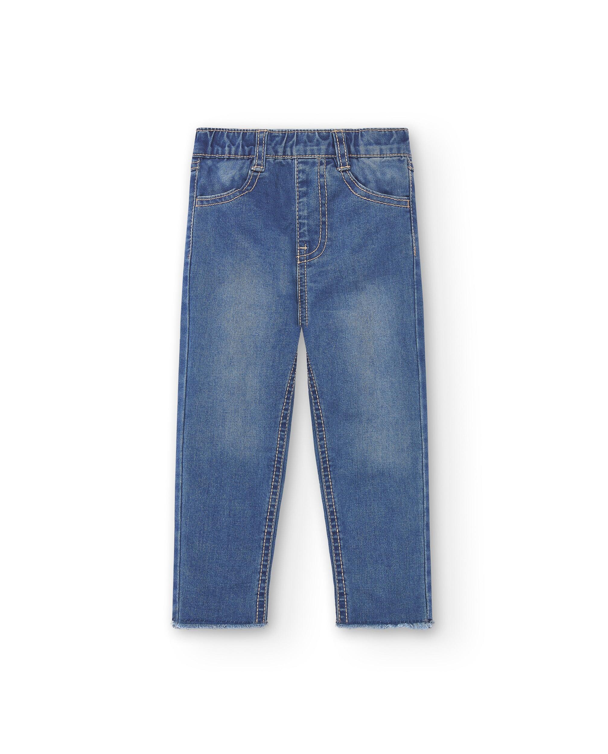 Pantalón vaquero de niña azul 2/5