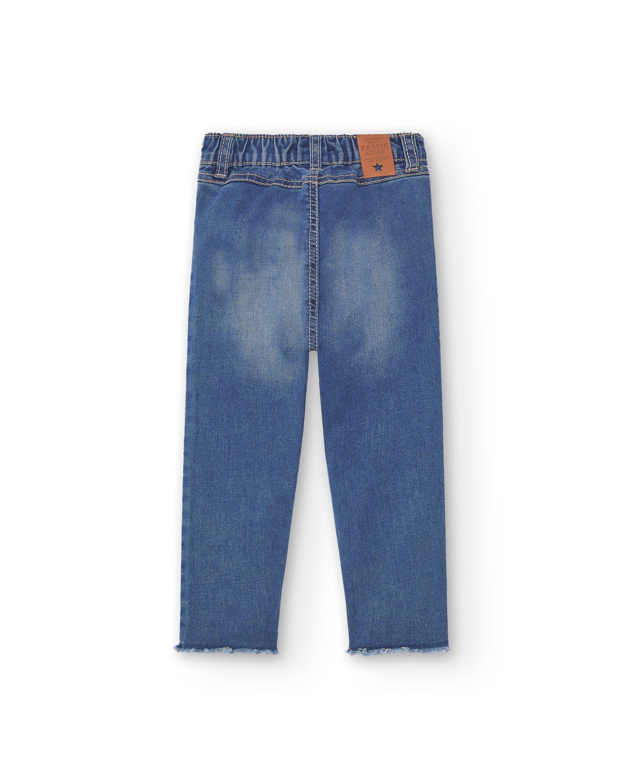 Pantalón vaquero de niña azul 4/5