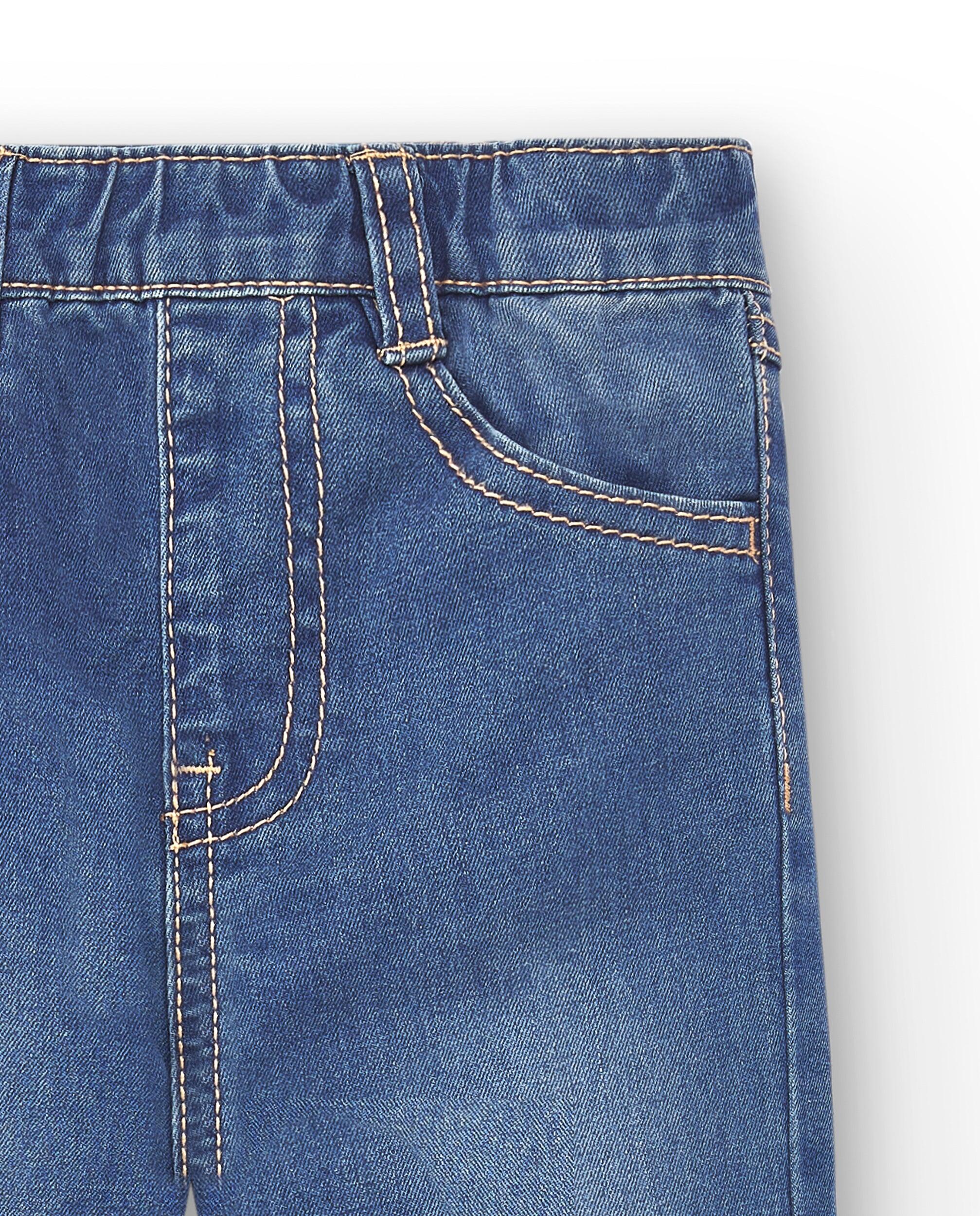 Pantalón vaquero de niña azul 5/5