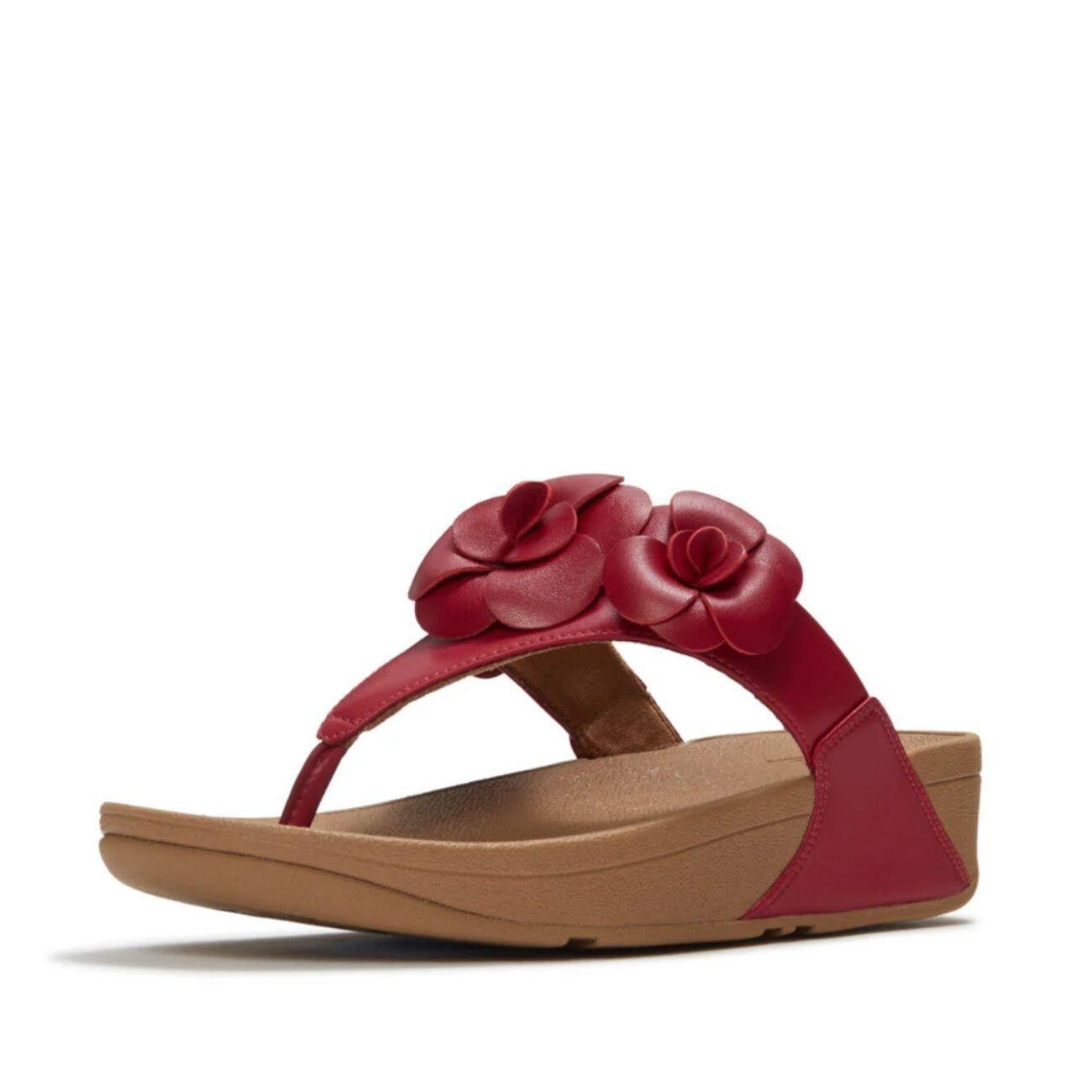 FITFLOP FitFlop Lulu Flower teenslipper  ROOD 37 5/7