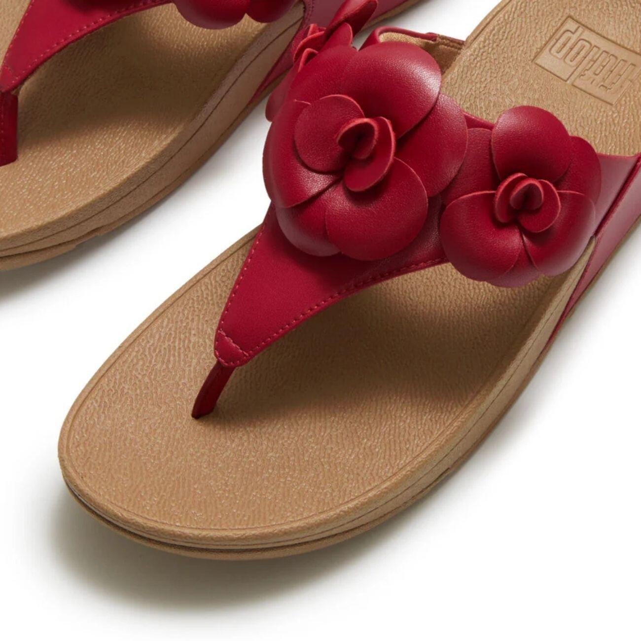 FITFLOP FitFlop Lulu Flower teenslipper  ROOD 37 4/7