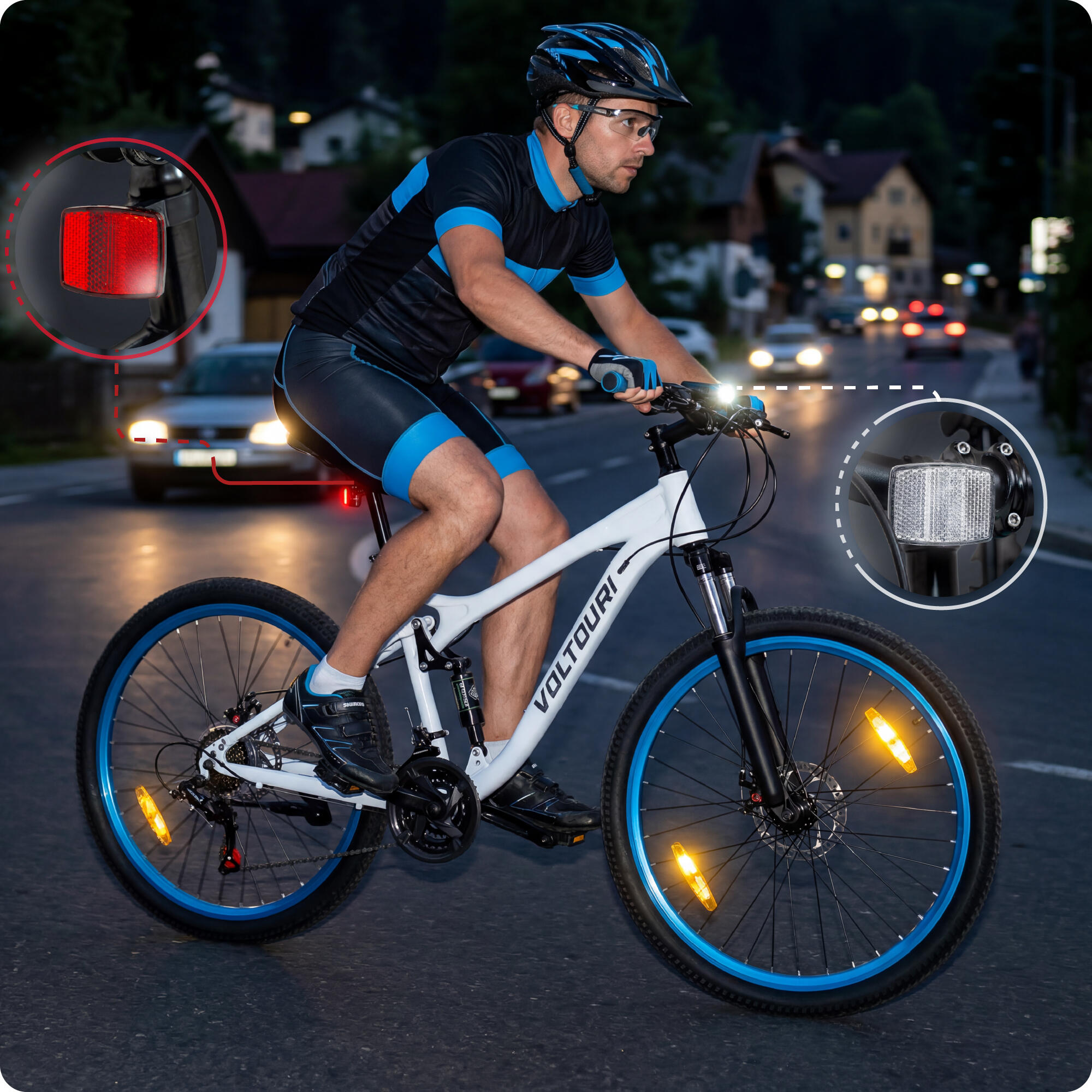 Horské kolo - VOLTOURI BK04 - 26", odpružení, kotoučové brzdy, 21 rychlostí 7/7