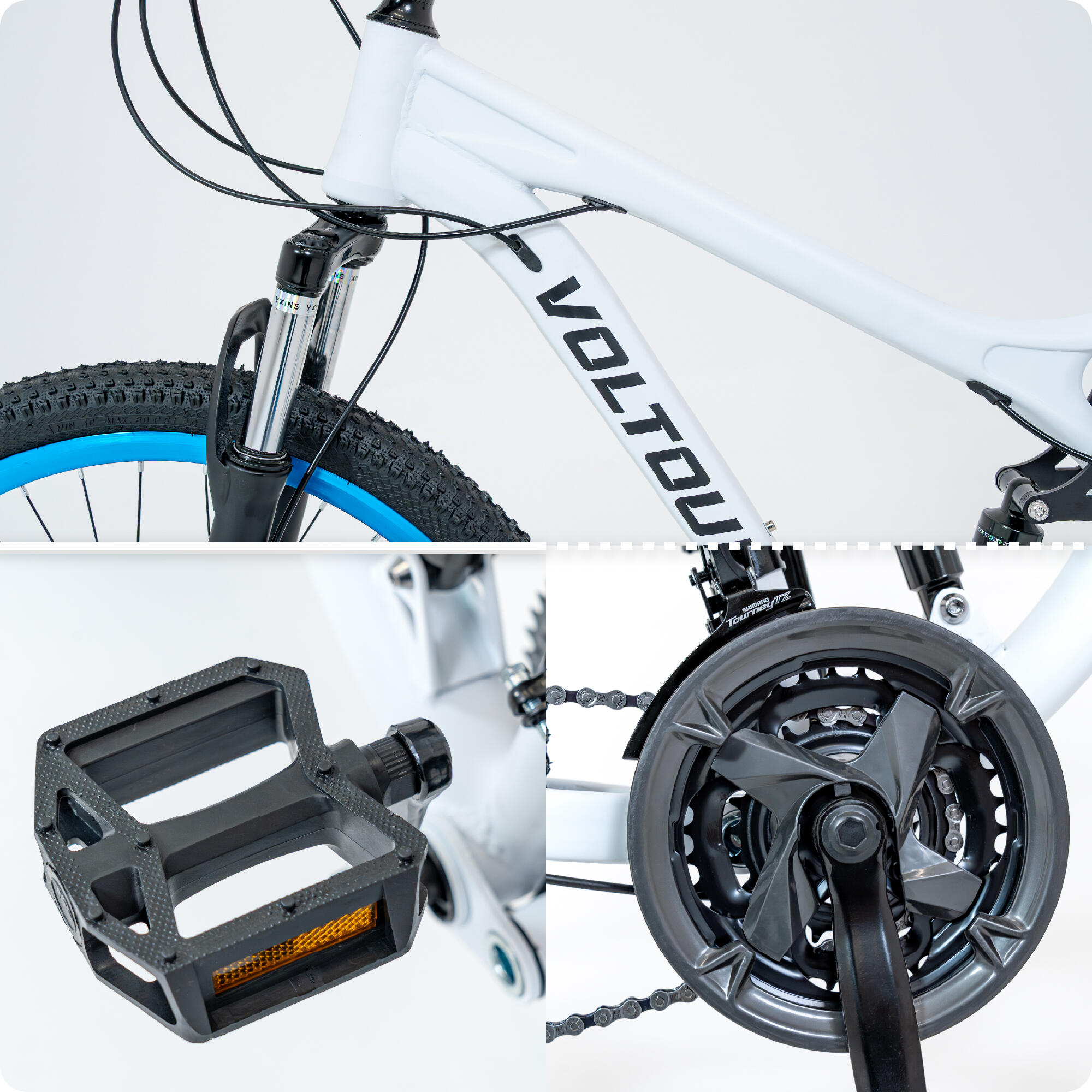 Horské kolo - VOLTOURI BK04 - 26", odpružení, kotoučové brzdy, 21 rychlostí 5/7