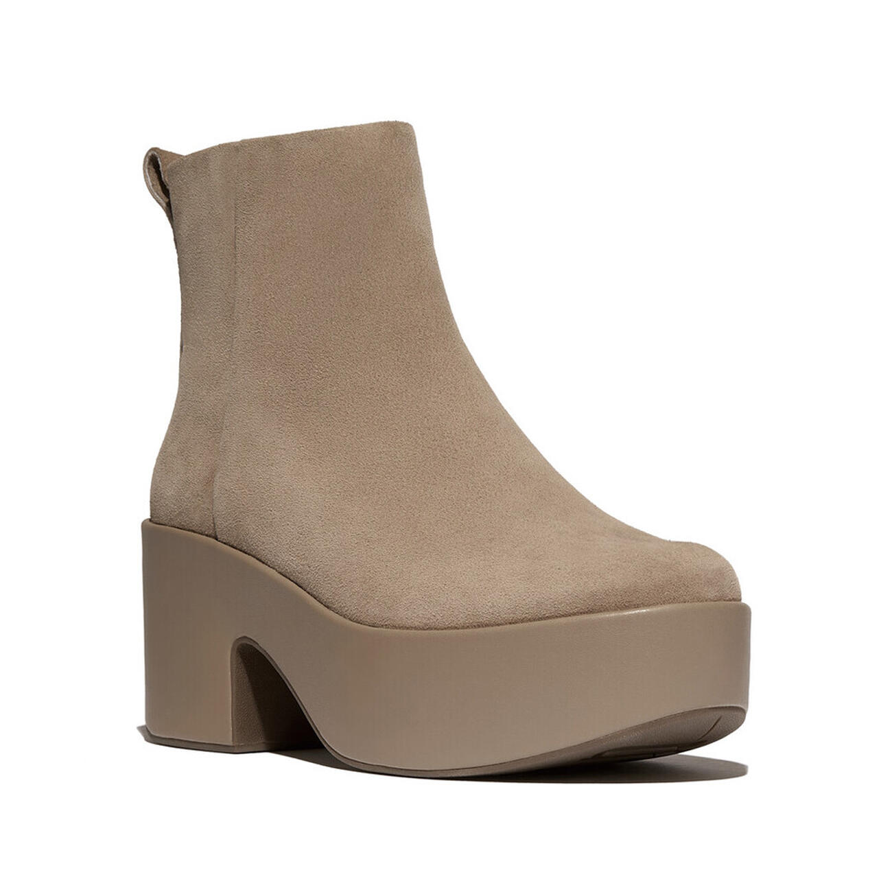 FITFLOP Platfforms Suede Heeled Ankle Boots  TAUPE 38 2/4