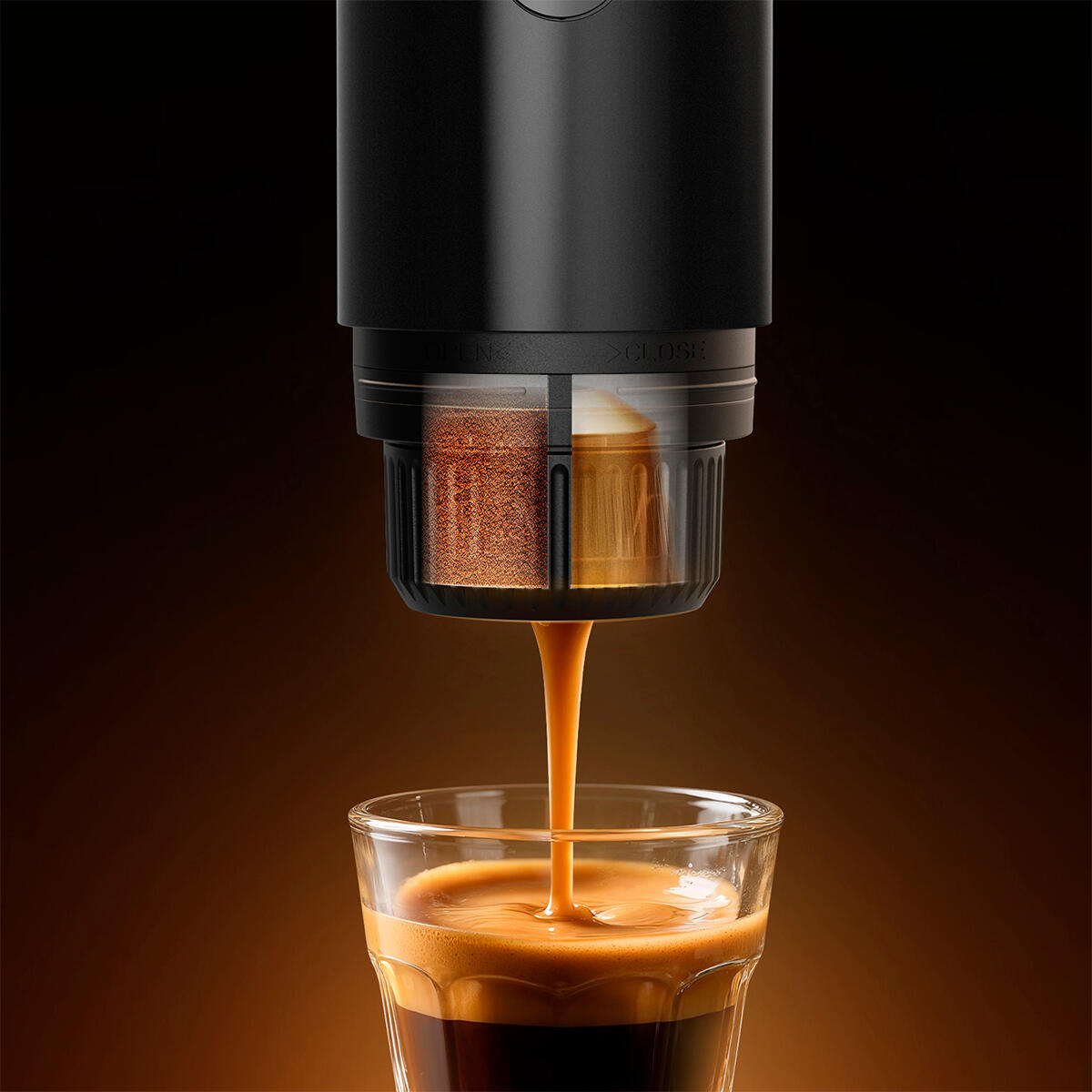 Cafetera Portátil Roma Prixton (Cápsulas / Café Molido - 2 Tazas - Negro) 7/7