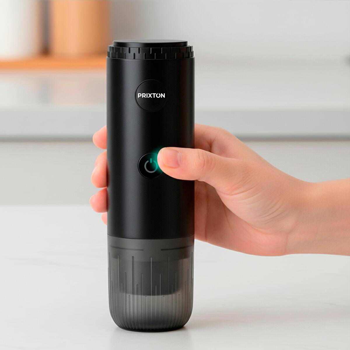 Cafetera Portátil Roma Prixton (Cápsulas / Café Molido - 2 Tazas - Negro) 4/7