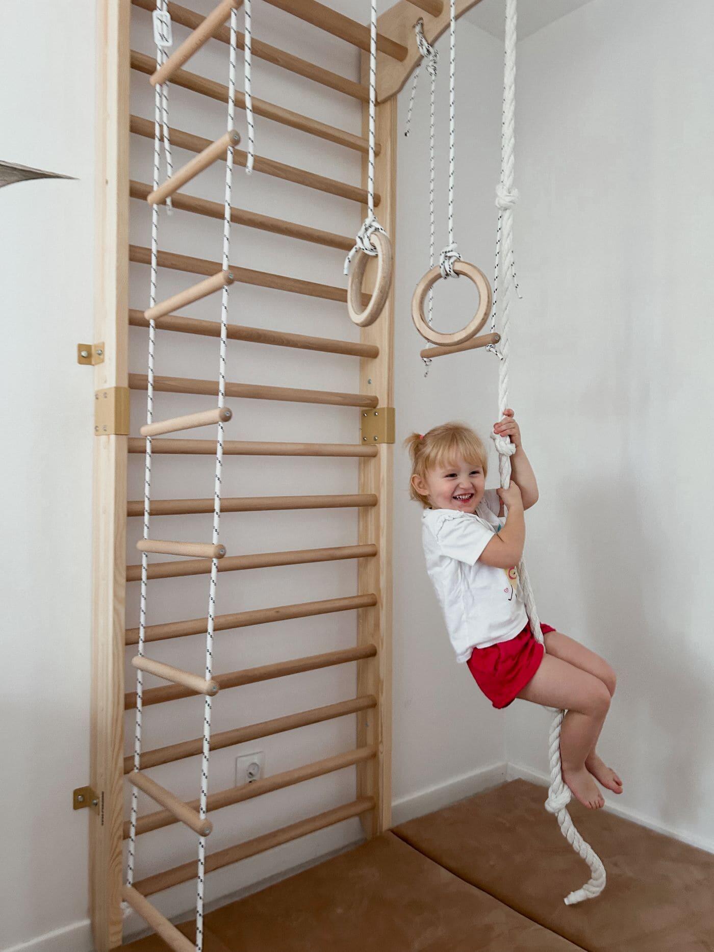 Échelle de gymnastique Kinder Sport EU en bois 3/7