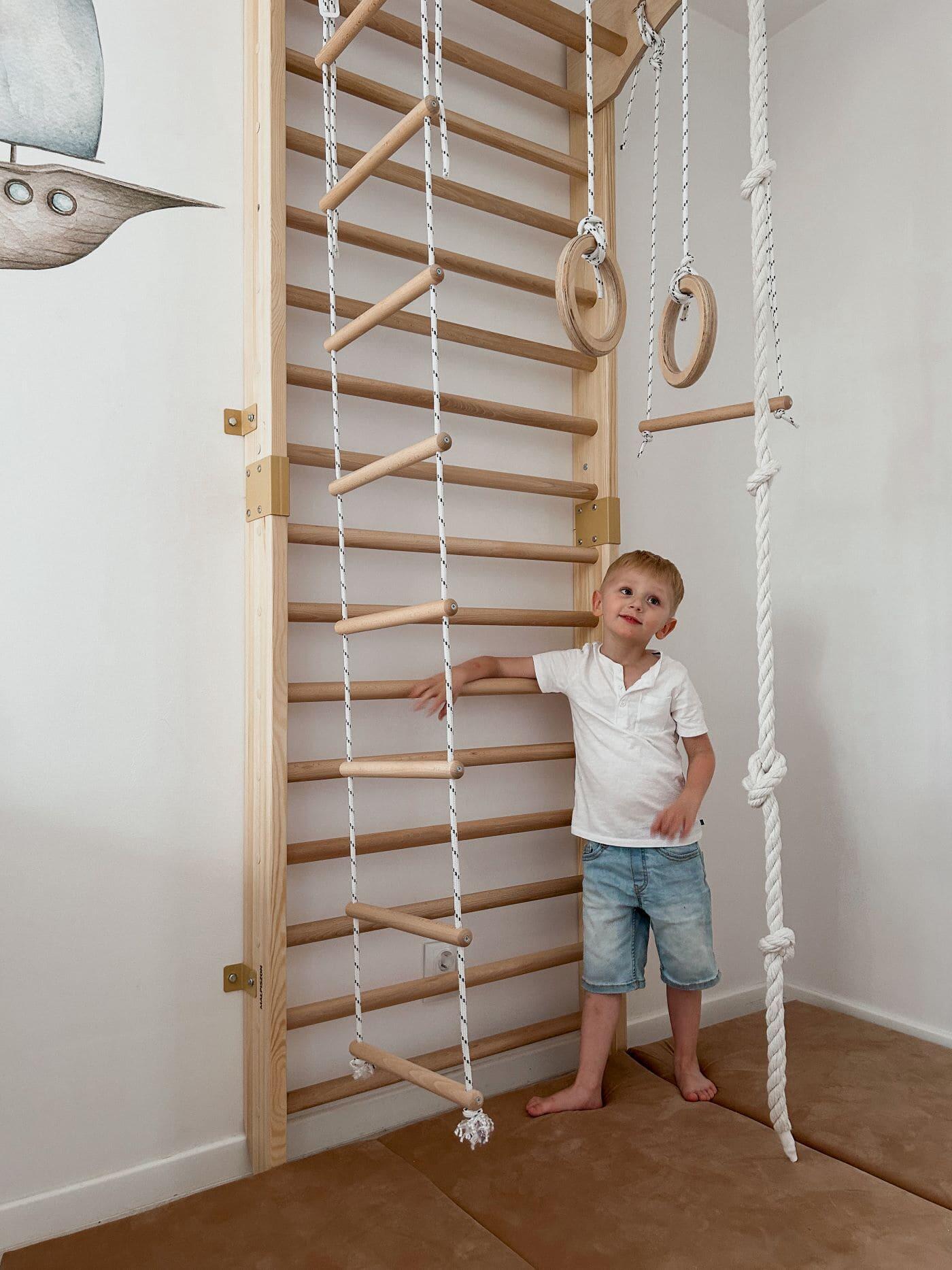 Échelle de gymnastique Kinder Sport EU en bois 5/7